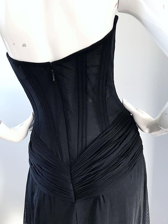 strapless flapper dress