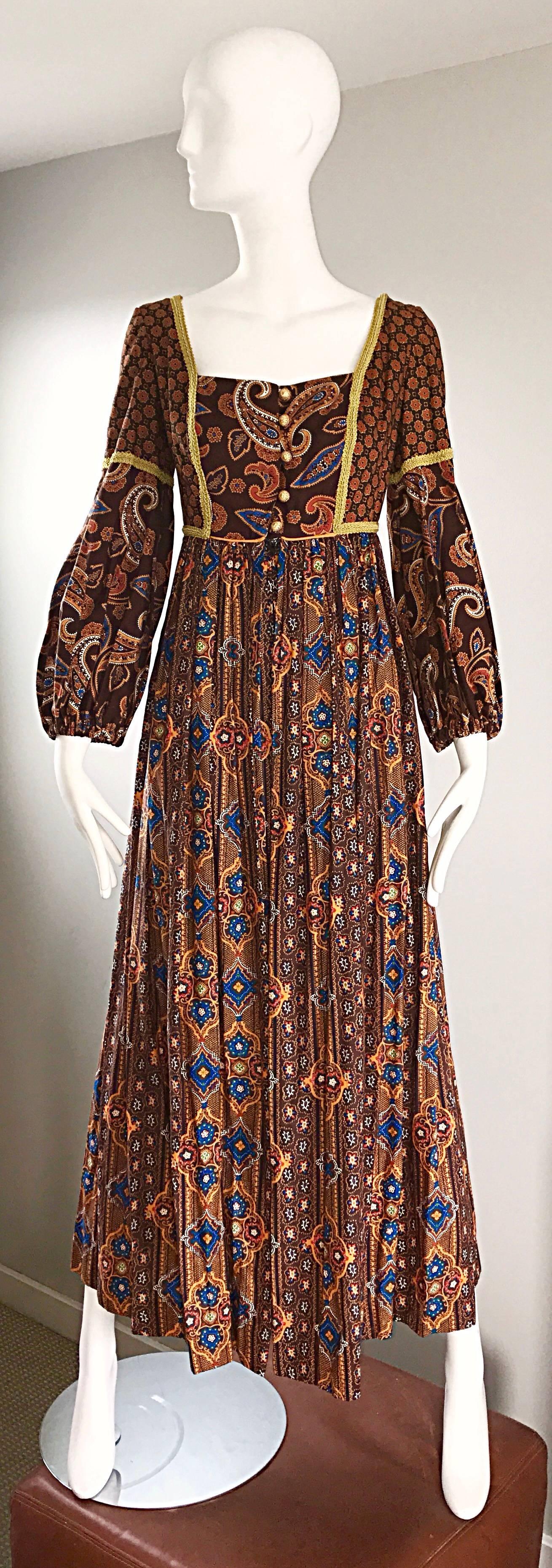 70s boho dress