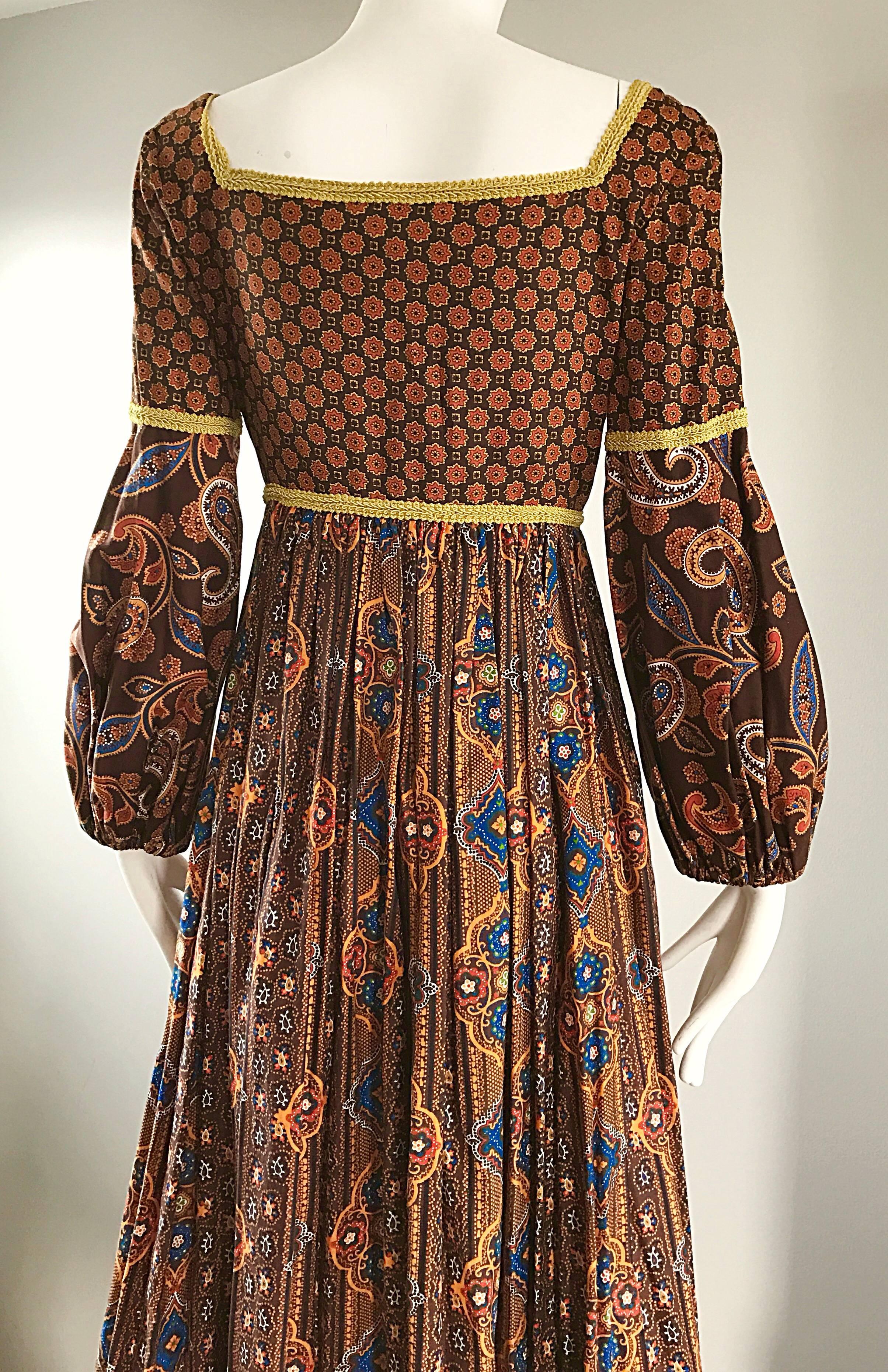 boho 70s dress