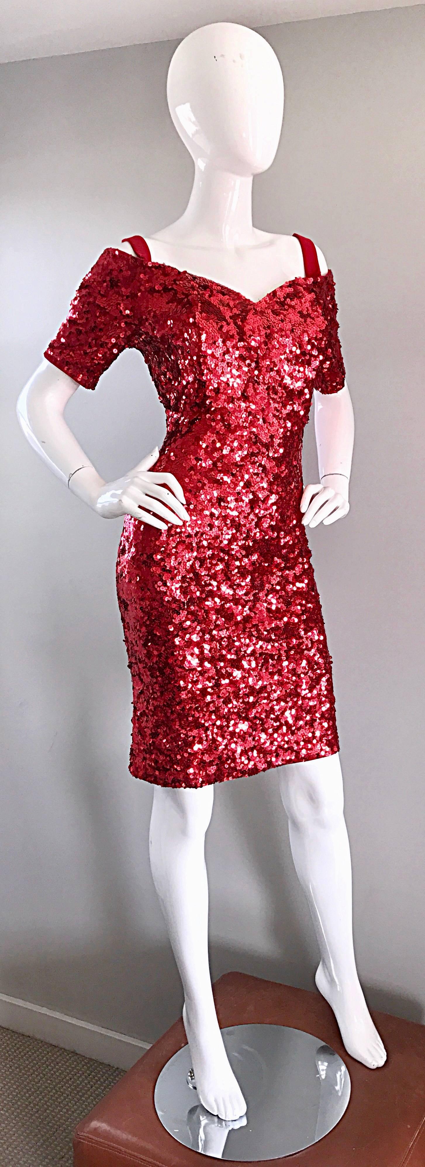 lillie rubin sequin dress