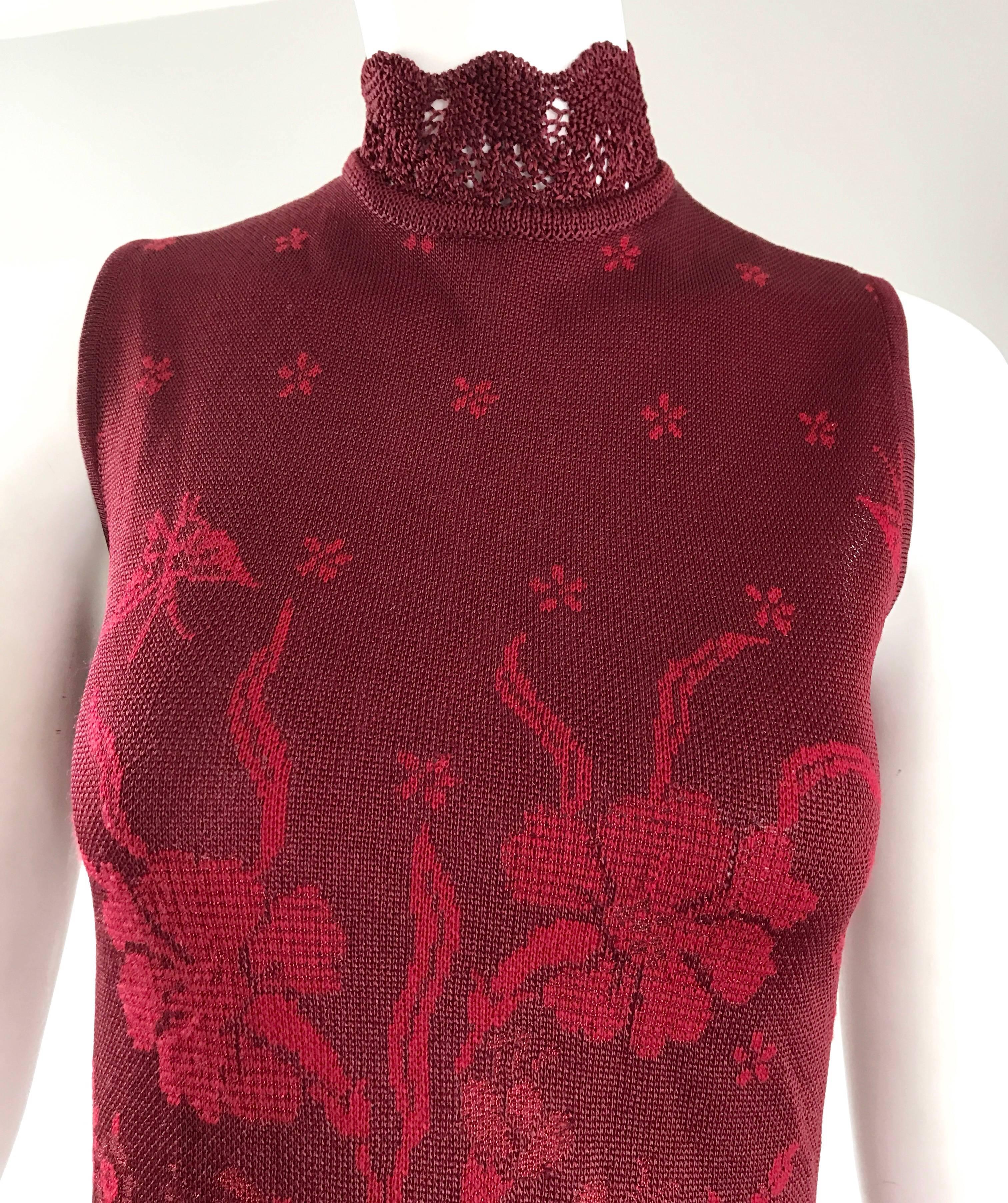 90's crochet butterfly top