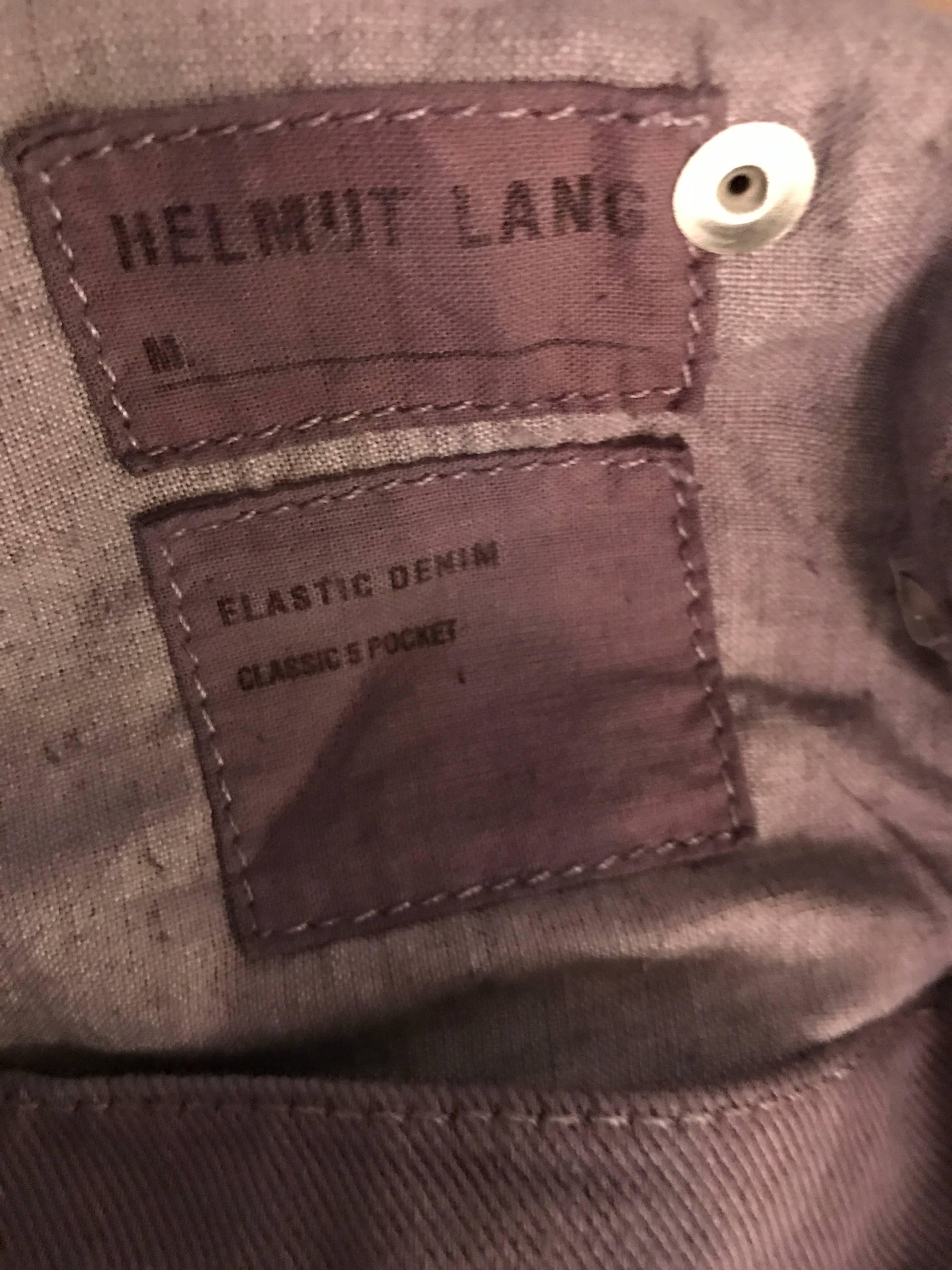 Helmut Lang Mummy Bondage Lilac Grey Unisex Runway Jeans Pants, A/W 2004   3