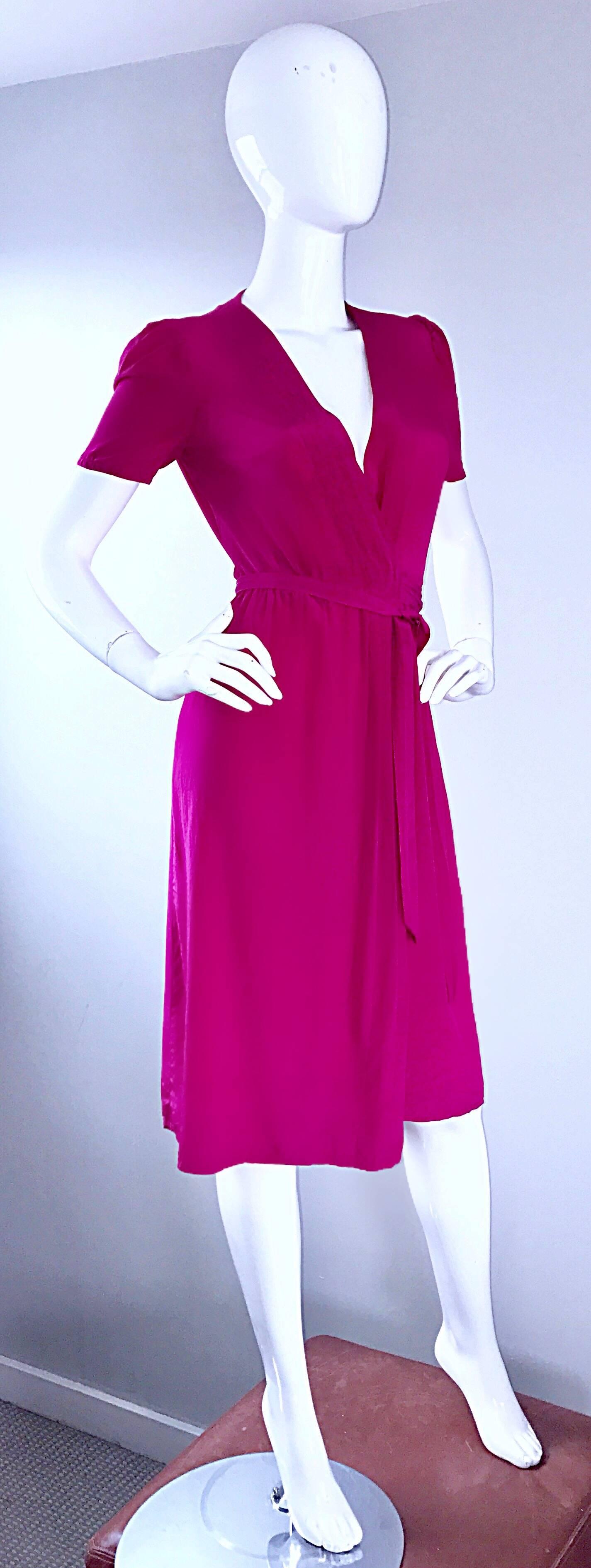 diane von furstenberg pink dress