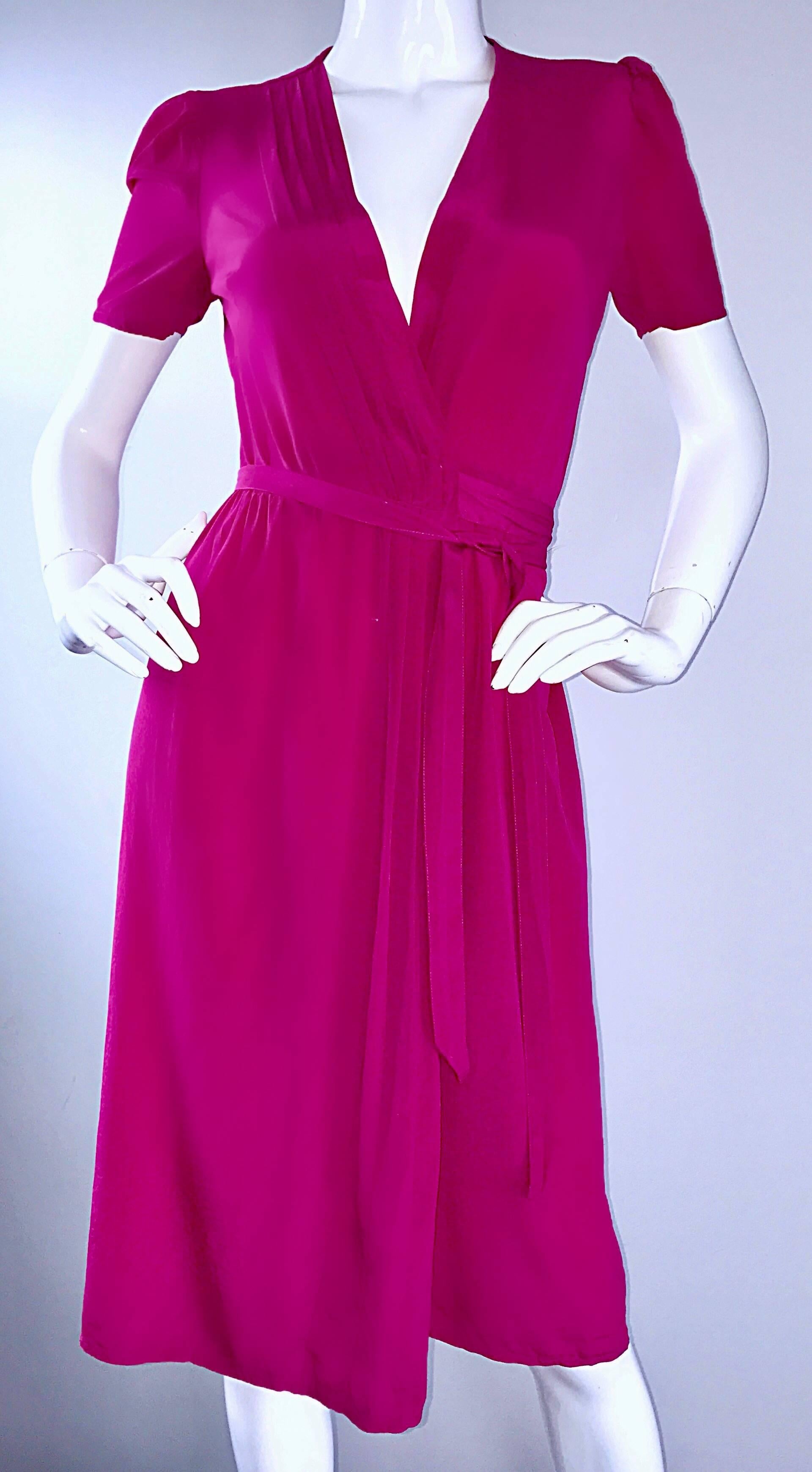 dvf pink dress