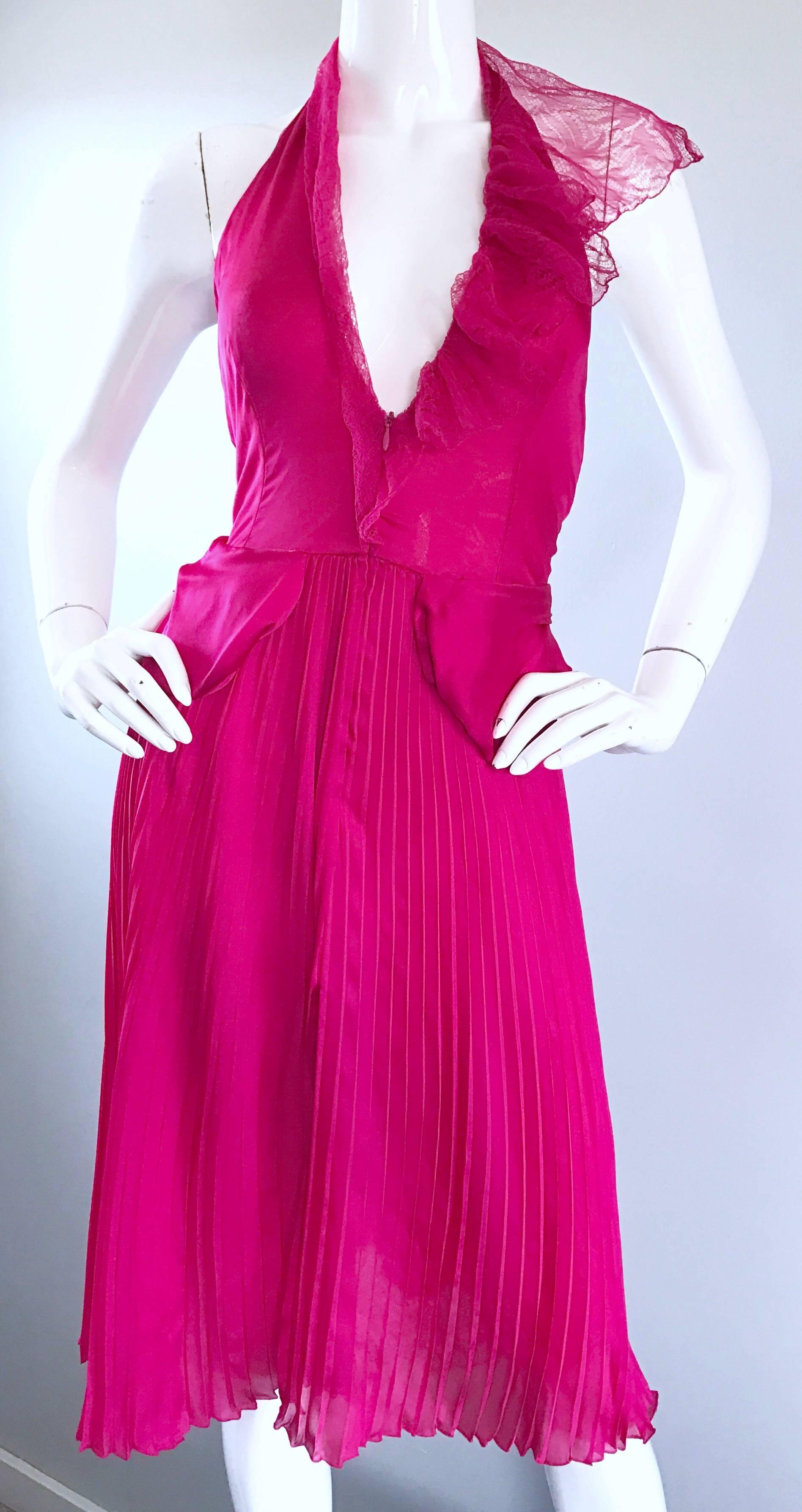 pink 90s dress