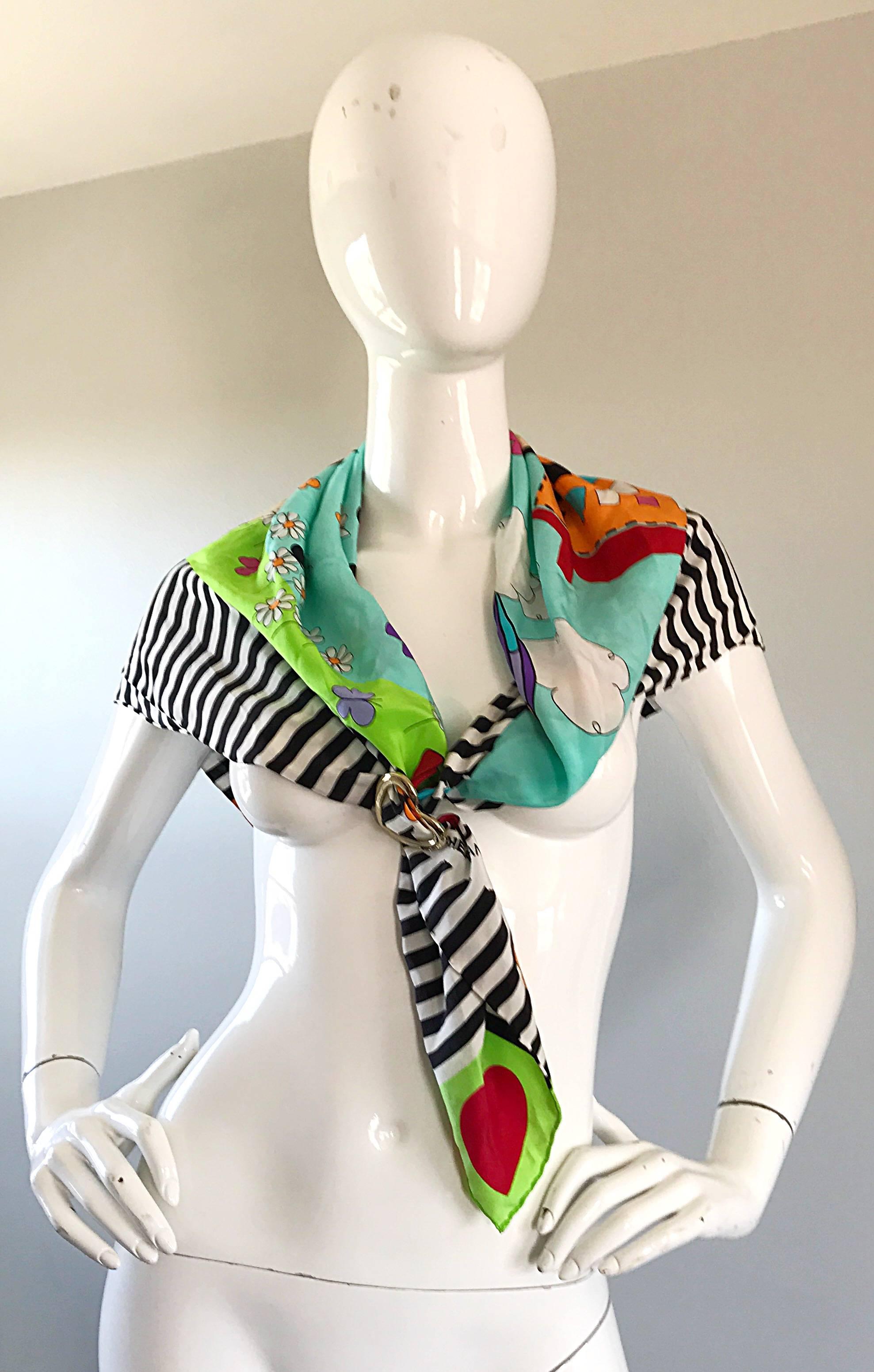 moschino scarf olive oyl