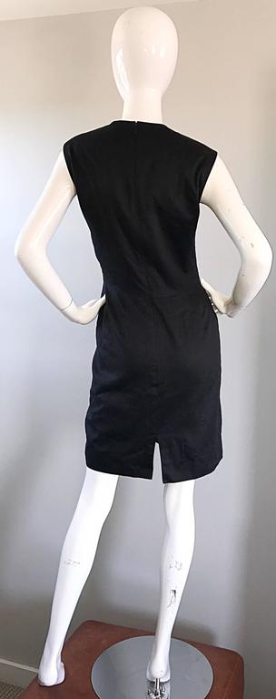 1990s Stephen Sprouse Vintage 90s Classic Cotton Little Black Dress ...