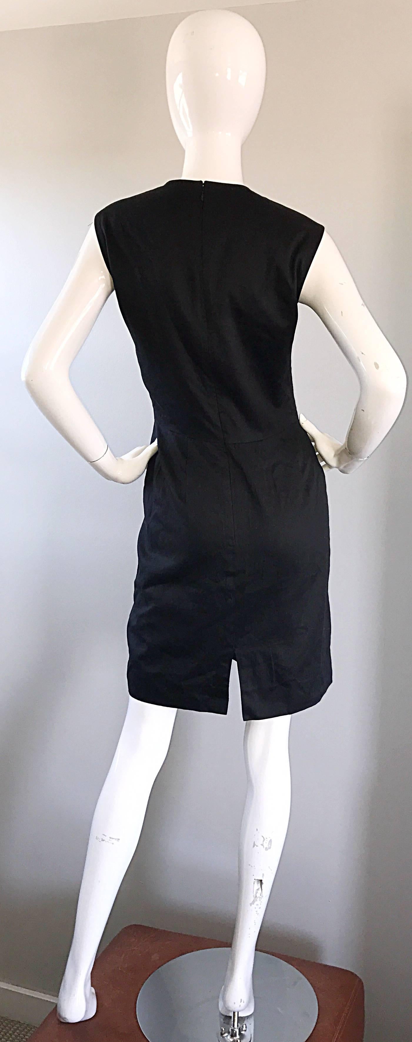 little black dress cotton