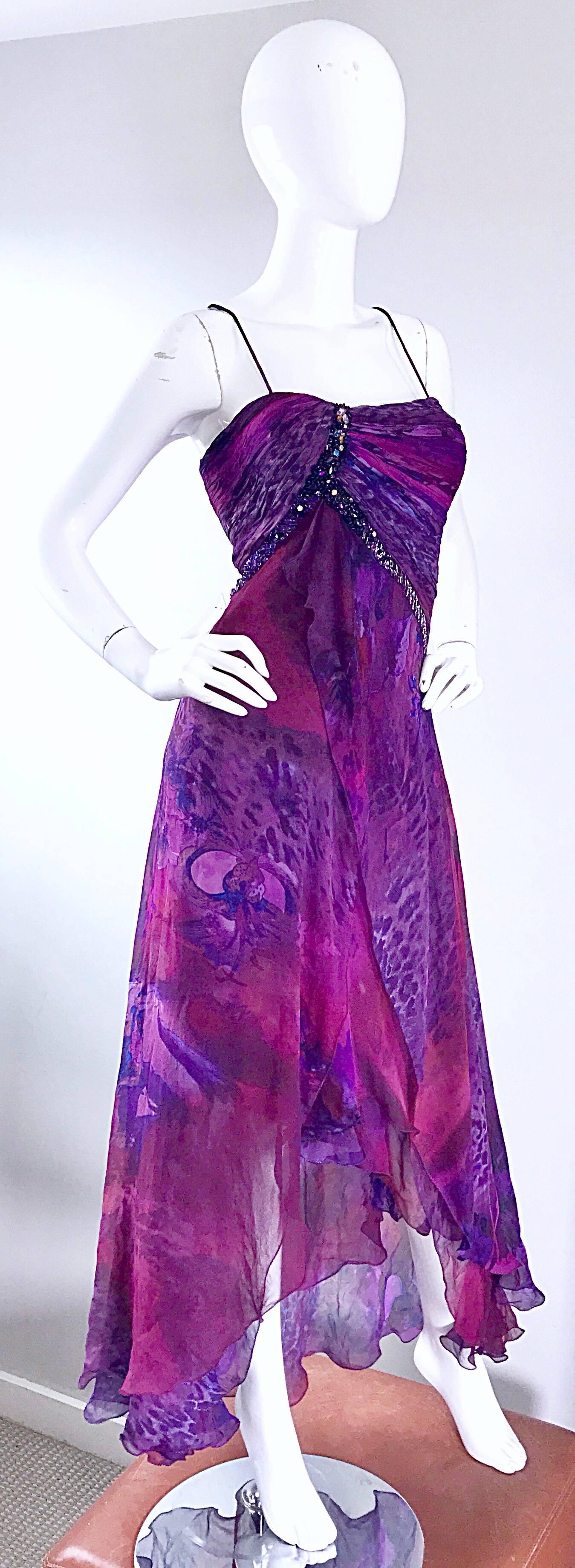 purple dress size 14