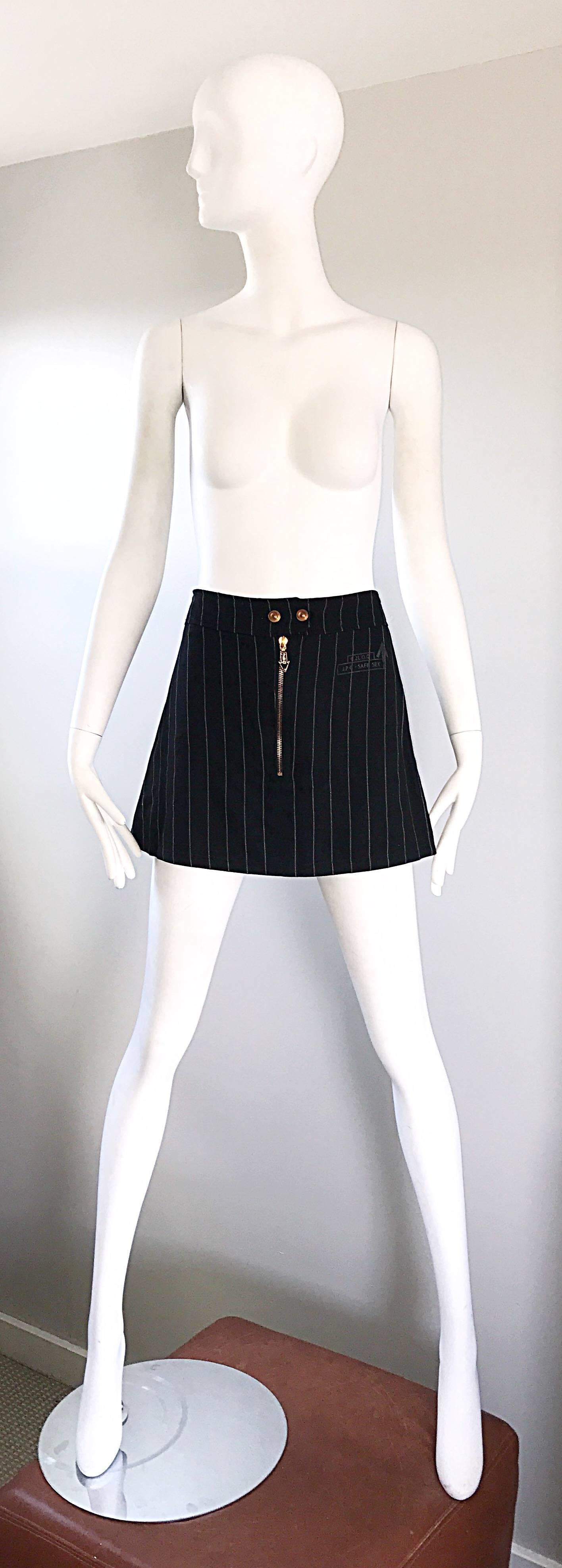 jean paul gaultier mini skirt