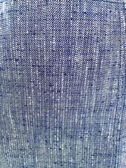 Luciano Barbera 1990er Jahre Marineblauer + weißer Bleistiftrock aus Seide + Leinen mit hoher Taille 90er Jahre