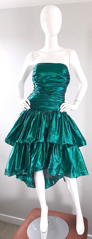 slim fit dress slacks Green Satin Long Party Dress Short Sleeves, Green Satin Evening Dress –  Cutedressy main image 1