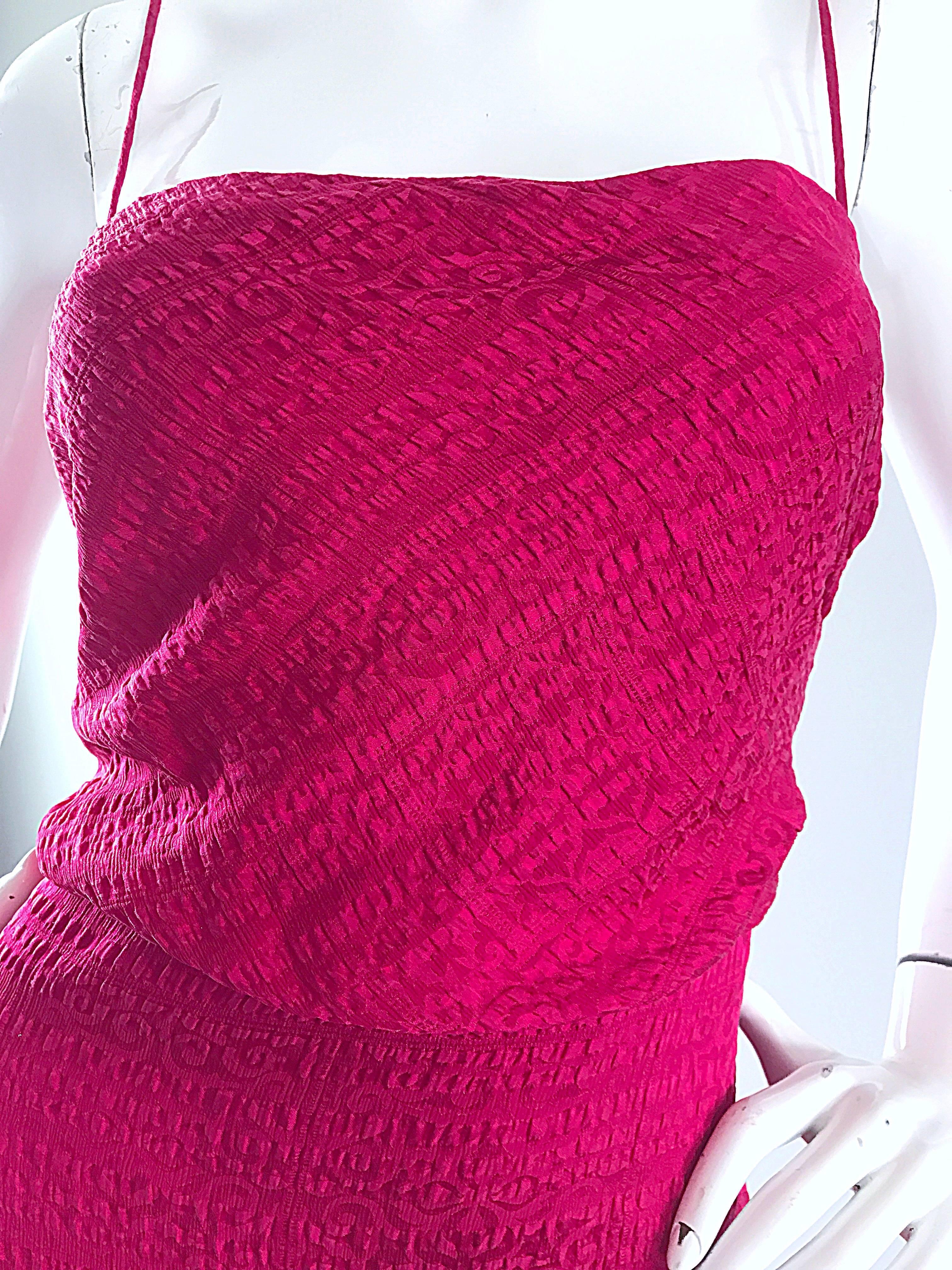 armani pink dress