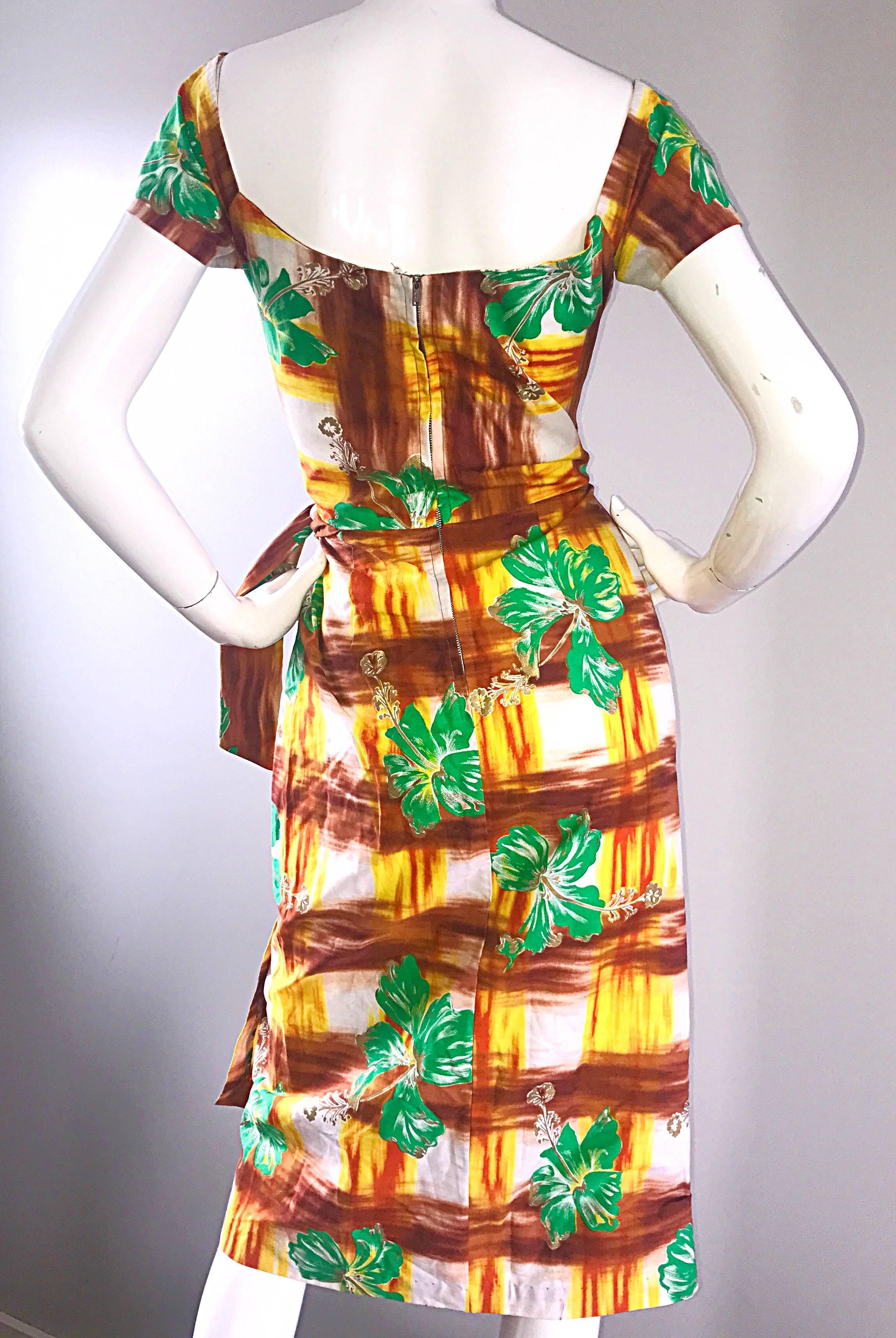 1950s wrap dress