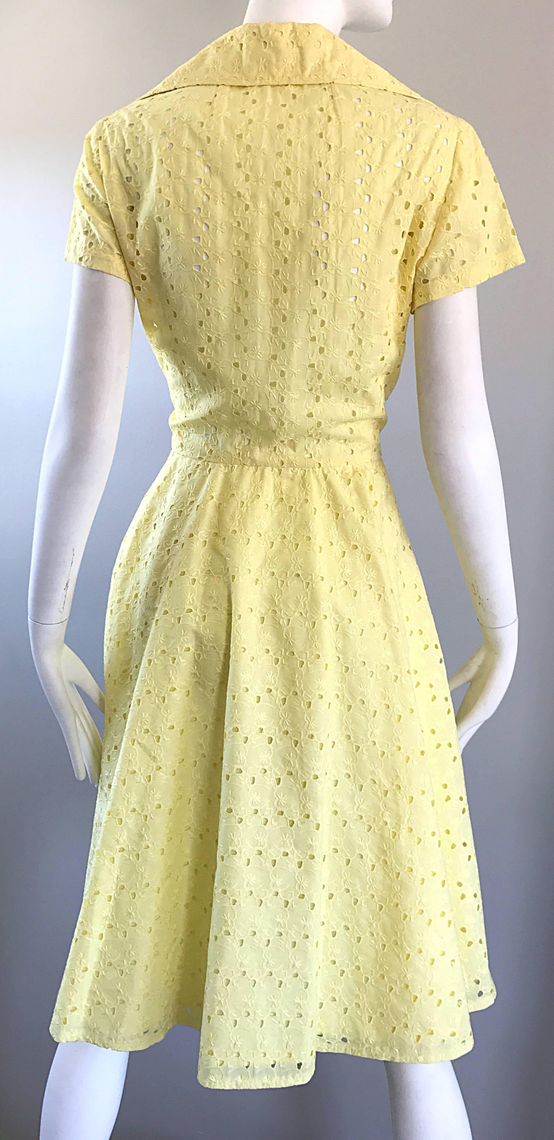 yellow short sleeve dress
