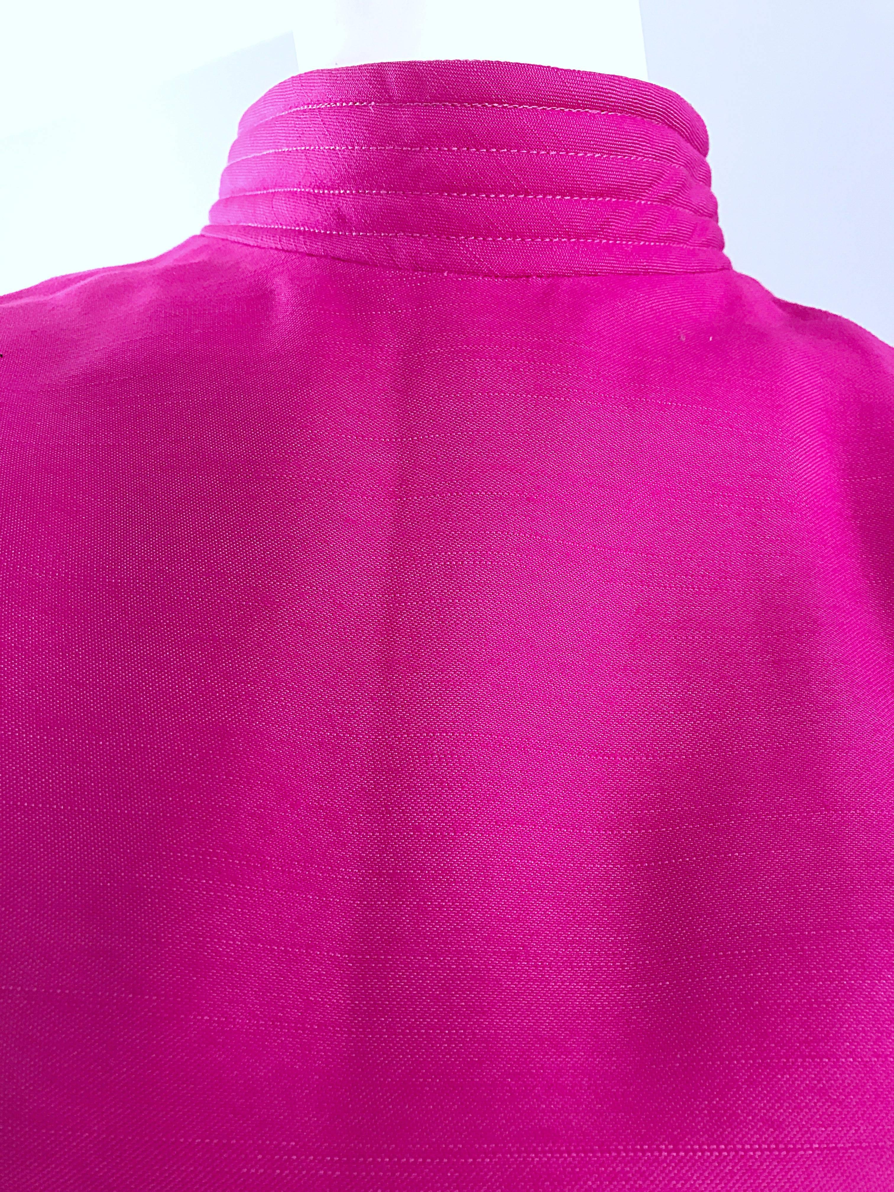 hot pink sleeveless dress