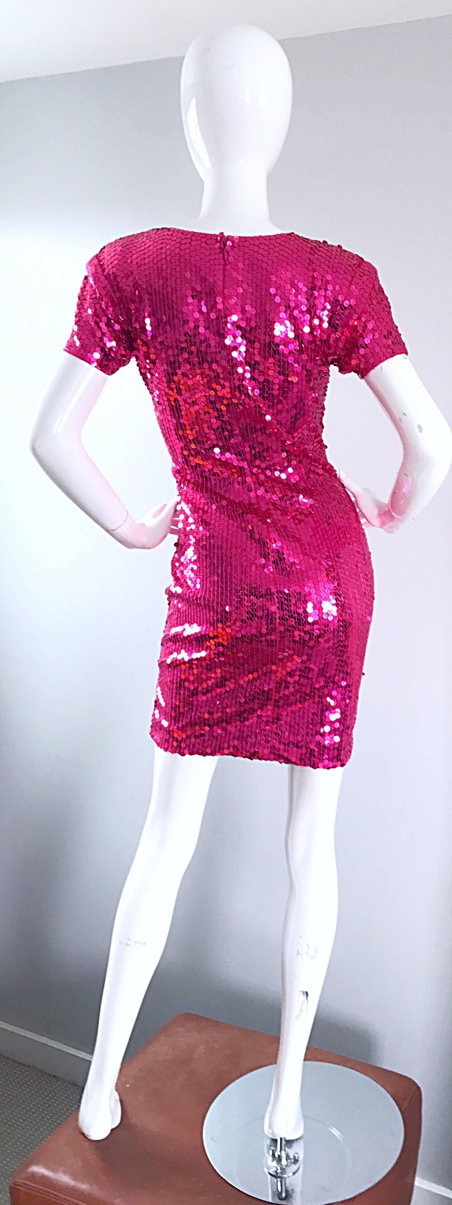 pink 90s dress