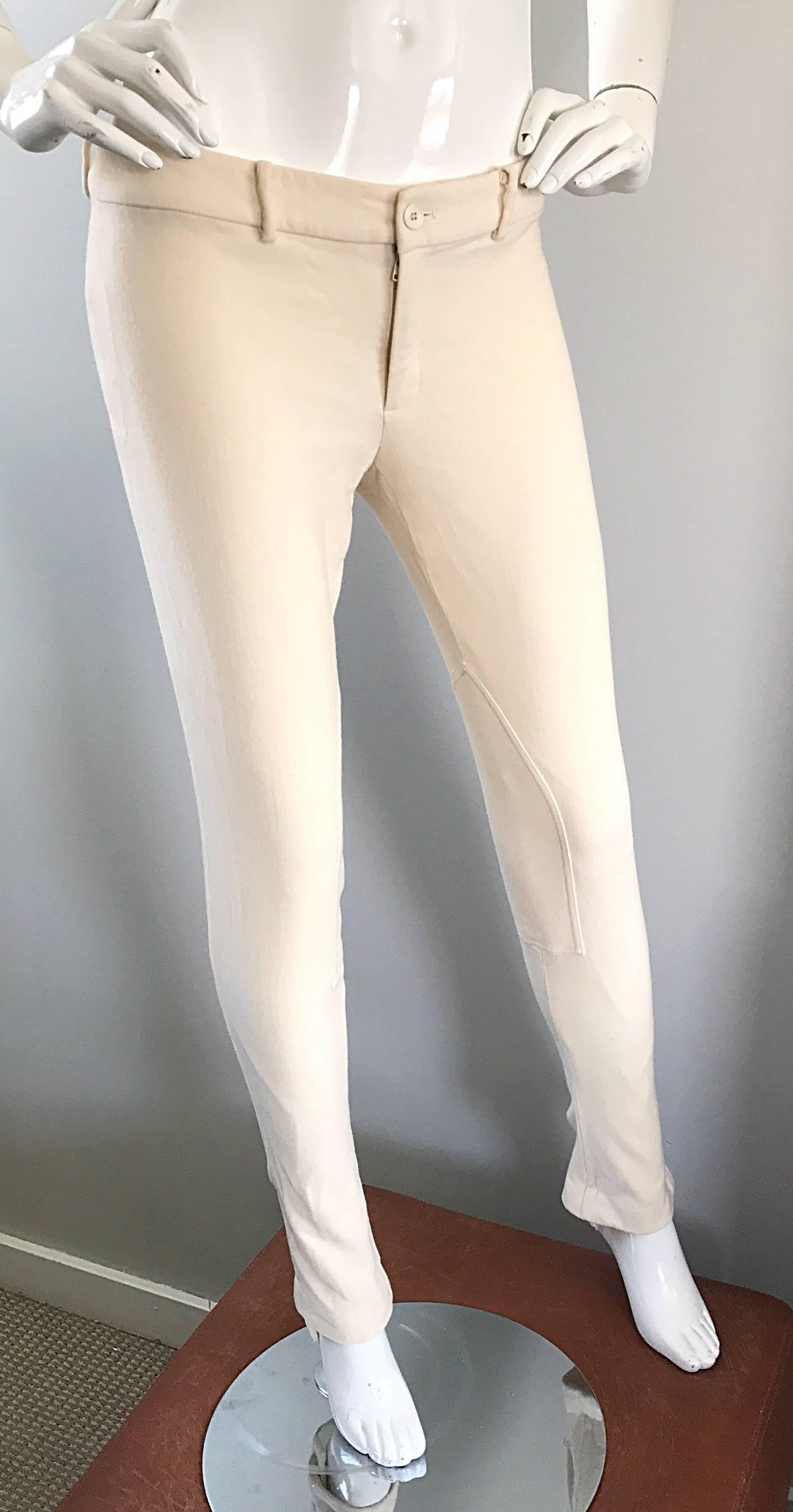 ralph lauren winter white pants