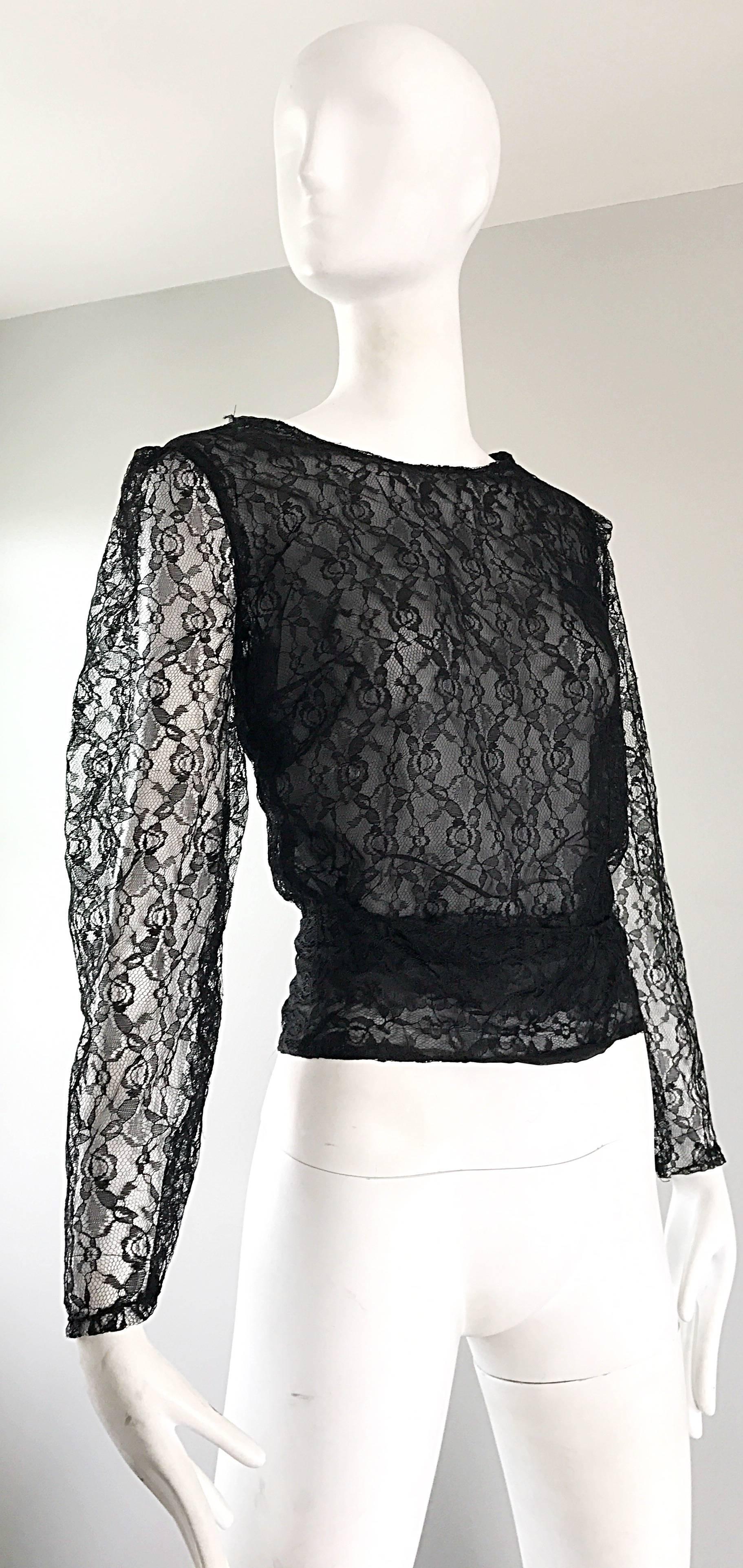 chanel lace top