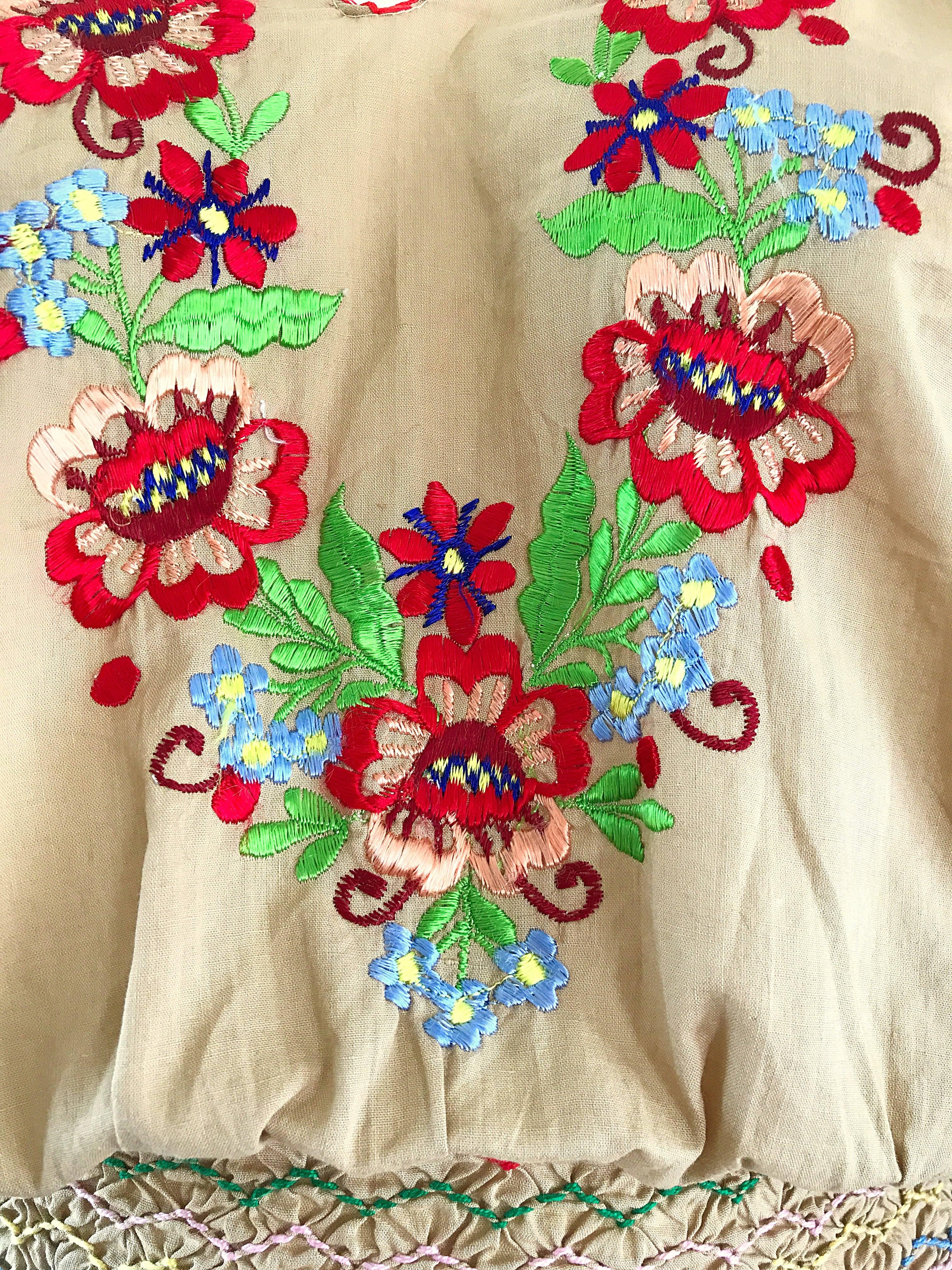 vintage hungarian blouse