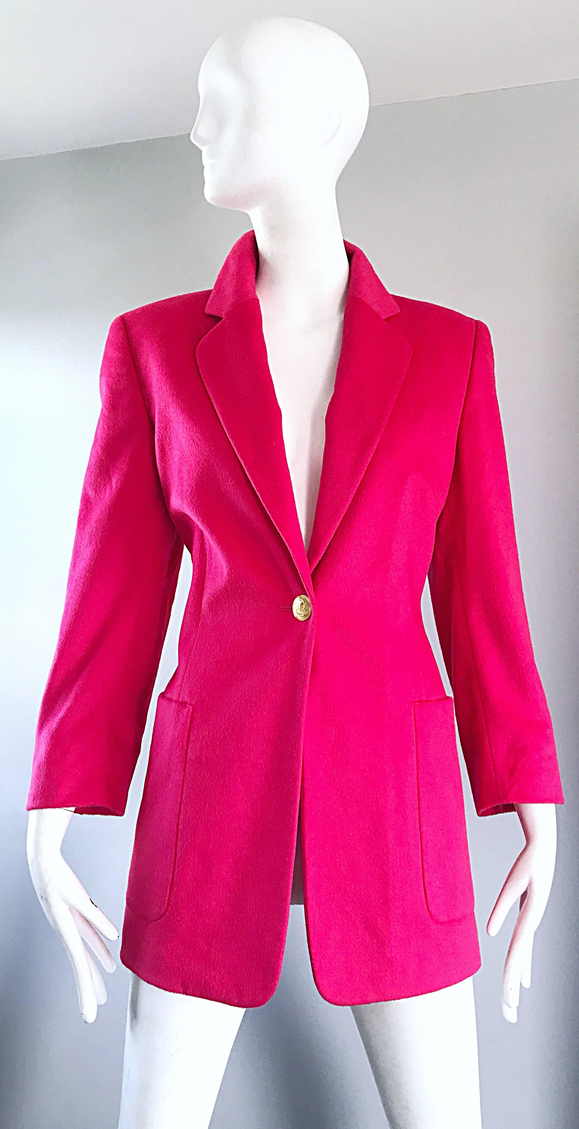 hot pink jacket