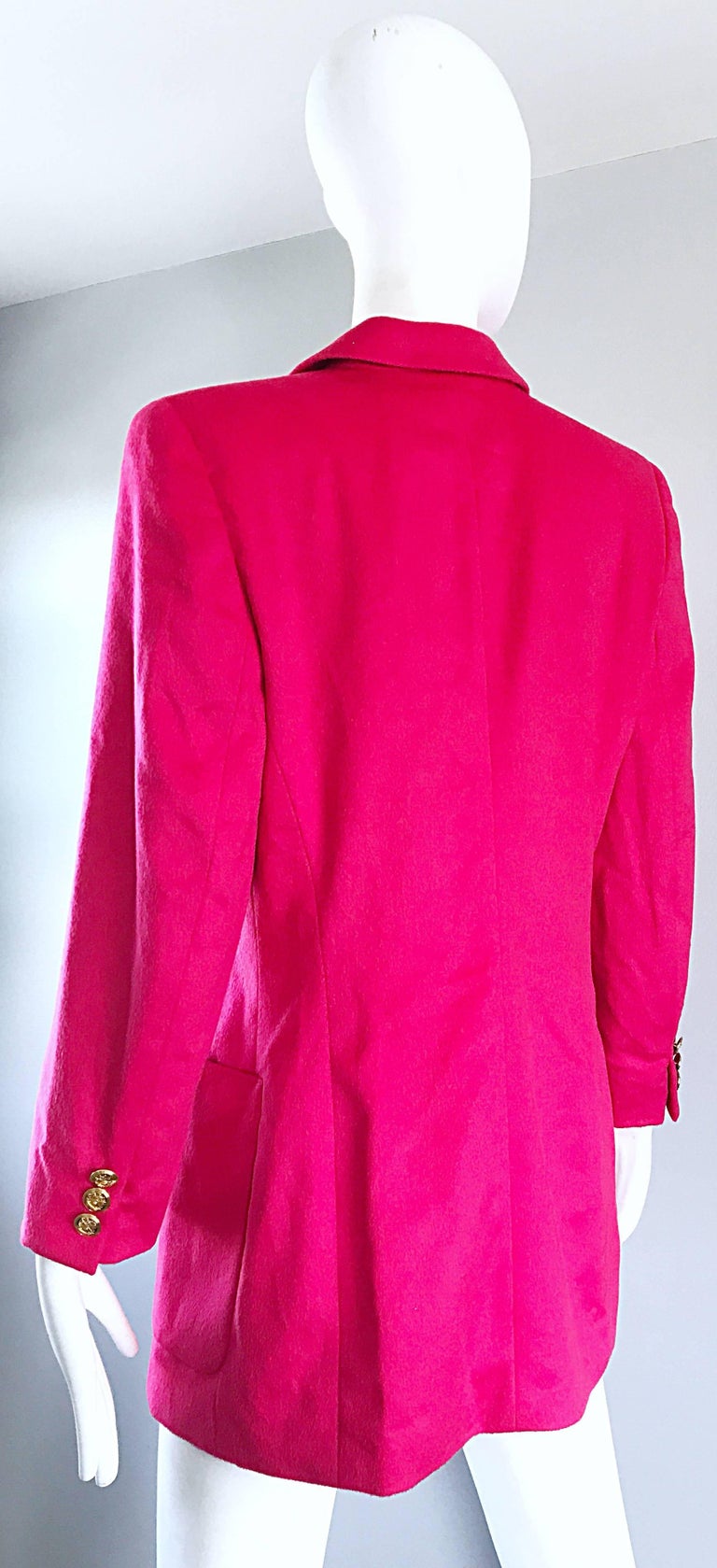 shocking pink coat