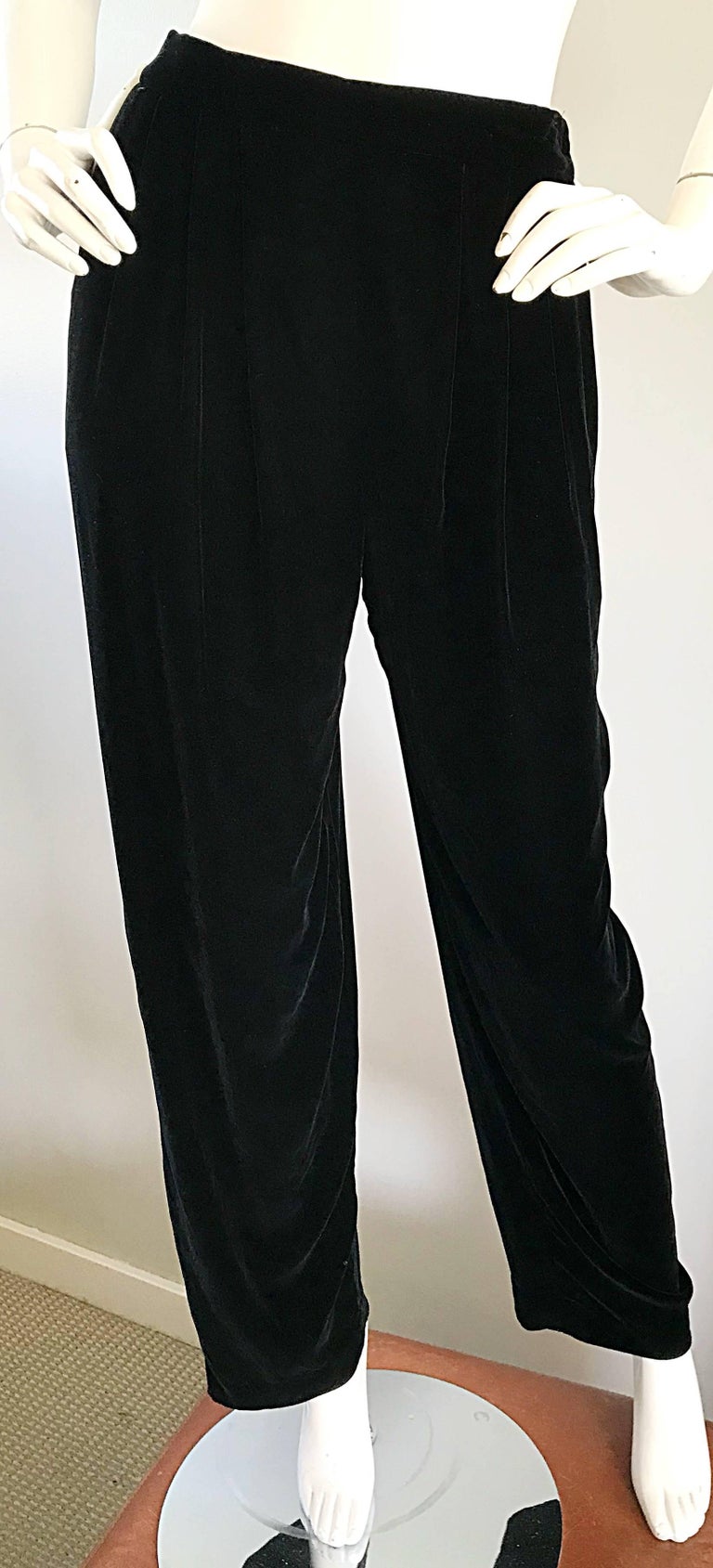 90s Christian Dior Slacks Lサイズ ブラック