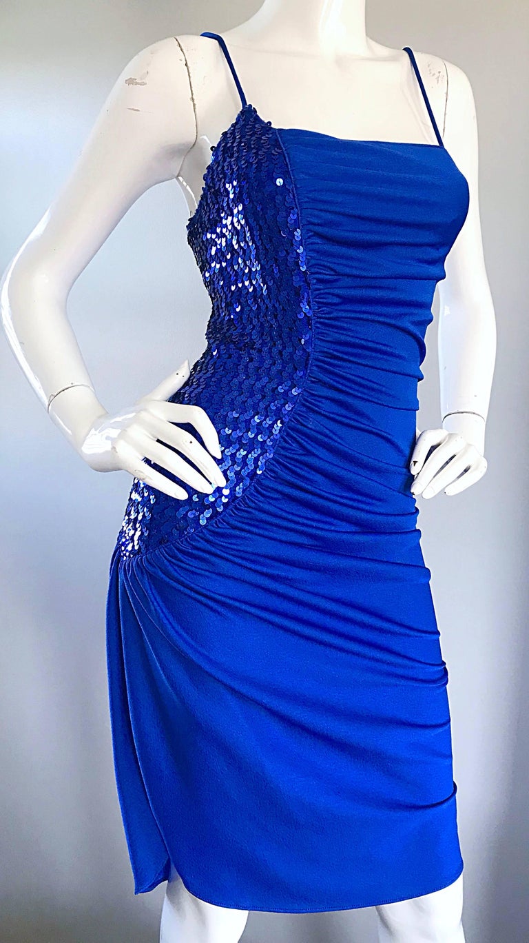 blue dress for baby girl Disco Fever 70s Sequin Fringe Mini Dress  The Boho Depot