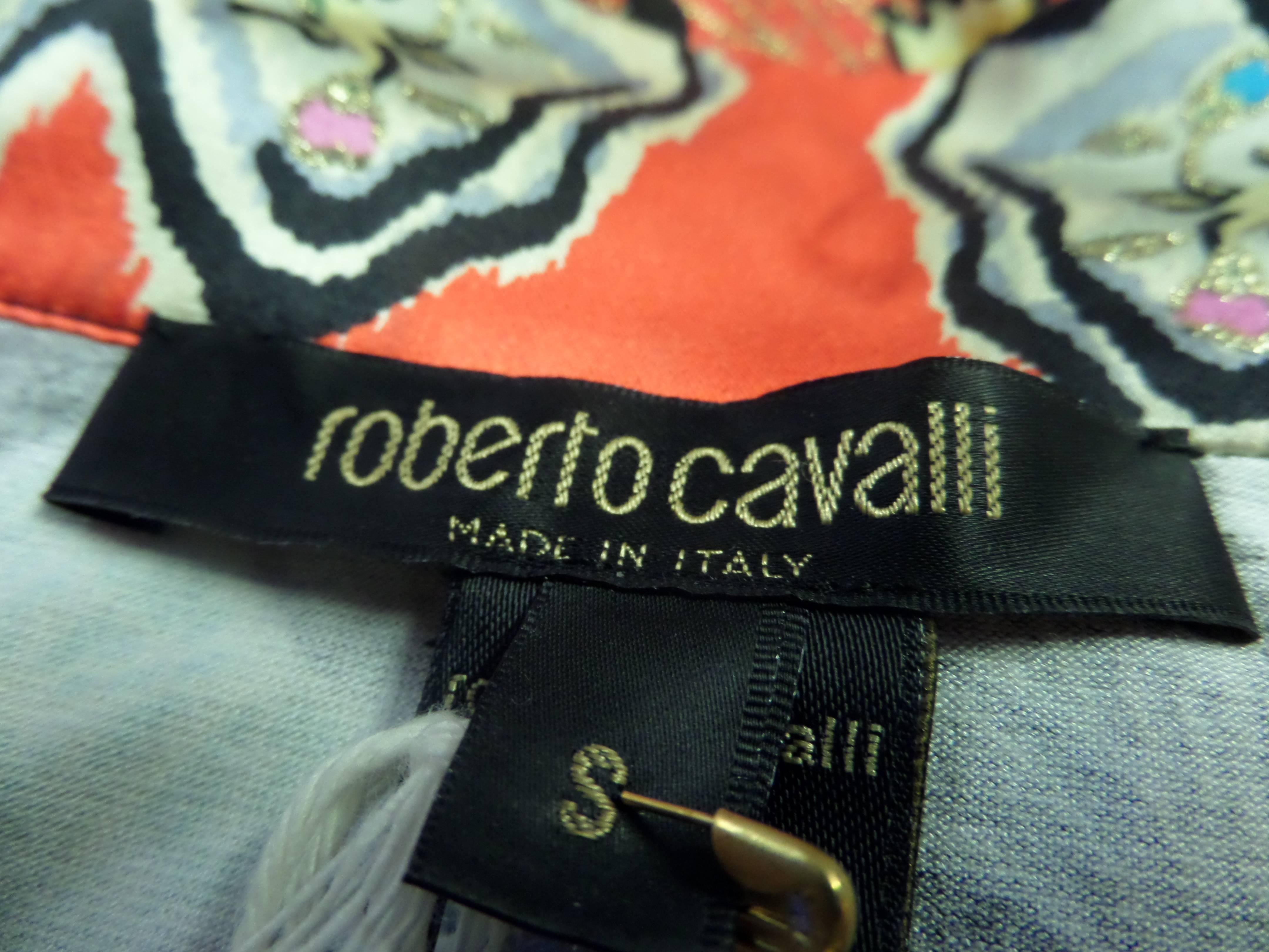 Roberto Cavalli Oriental Style Top  4
