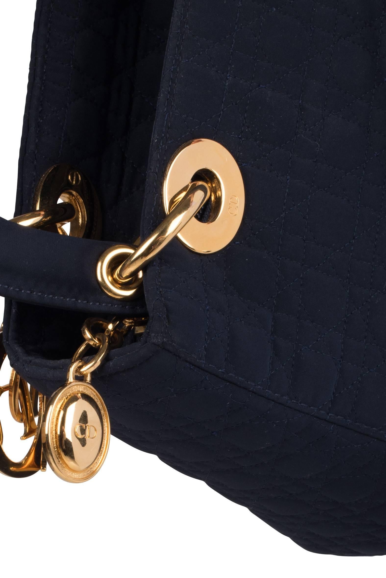Christian Dior Navy Lady Dior Handbag 1
