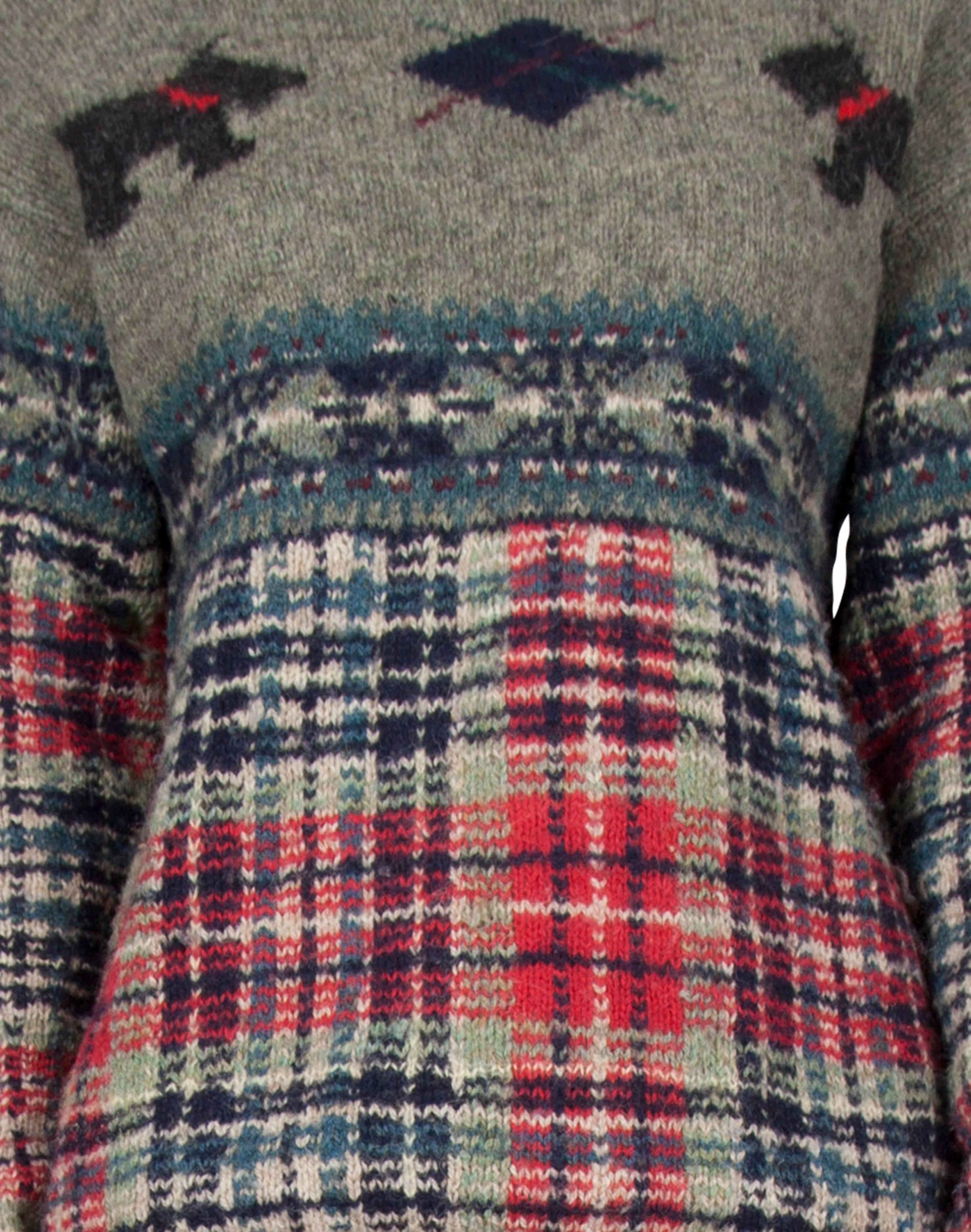 Women's Ralph Lauren Scottie Motif Sweater For Sale