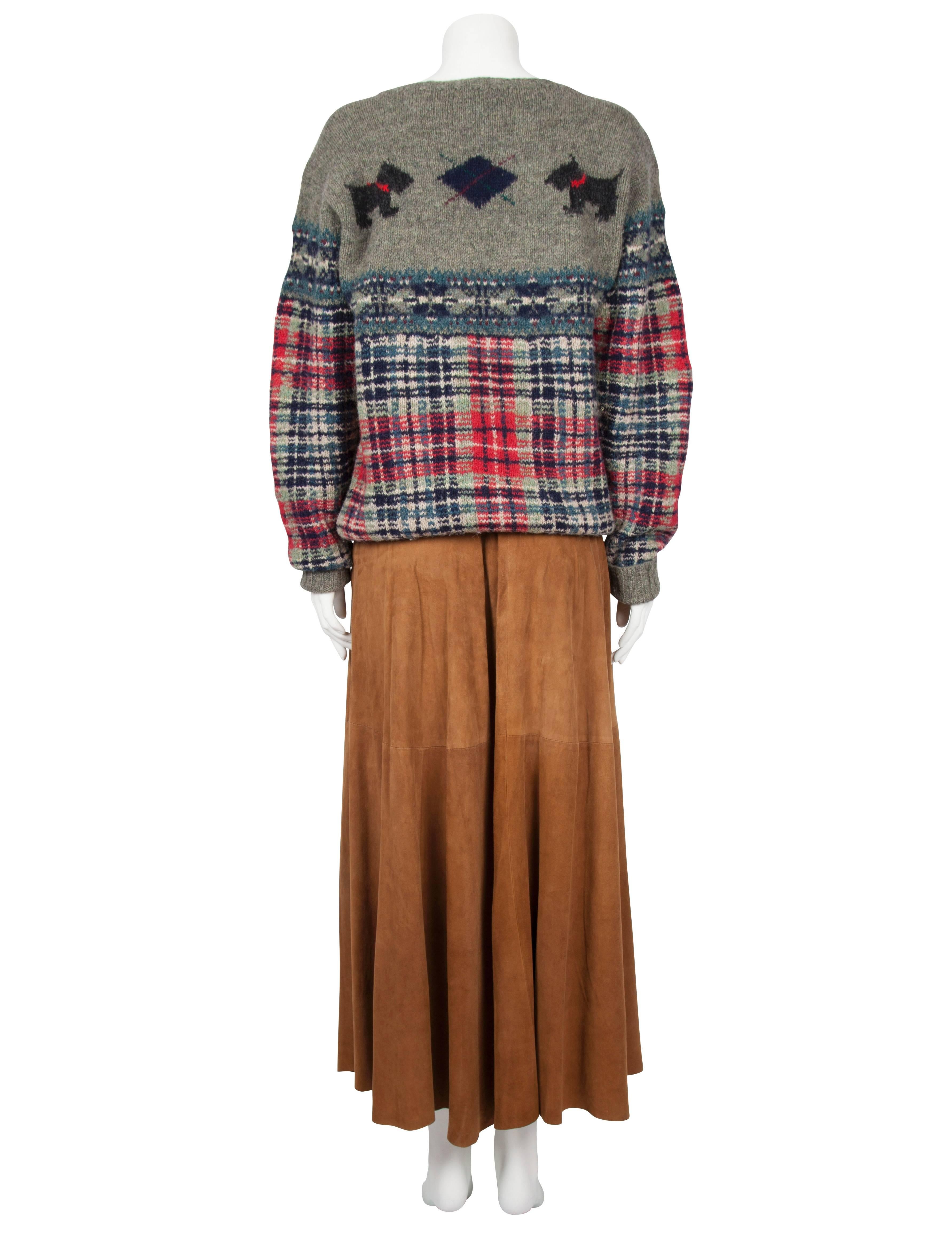 Ralph Lauren Scottie Motif Sweater In Excellent Condition For Sale In London, GB