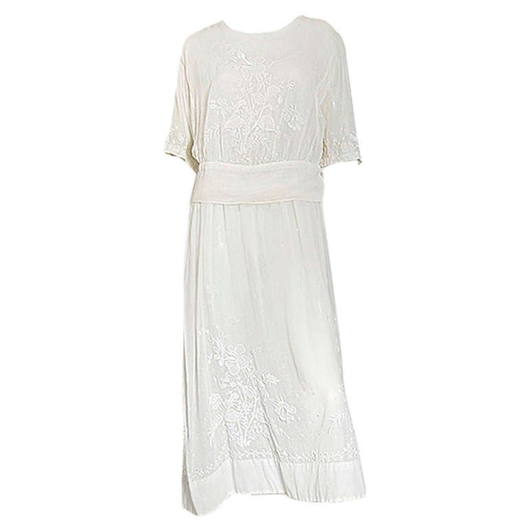 1920's Cotton Lawn Dress & Blouse