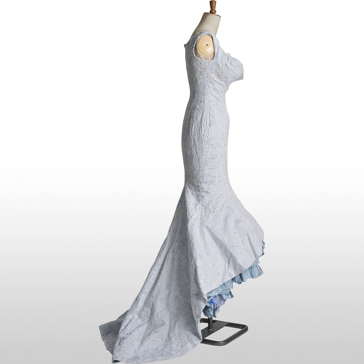 Gray Vivienne Westwood Custom Made Wedding Gown For Sale