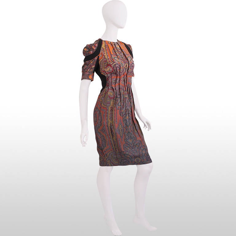This dress forms part of our new Future Vintage collection. This particular dress was part of Louis Vuitton's Autumn Winter 2009 collection. The autumnal colours and rich contemporary paisley pattern make this perfect work dress for the change of