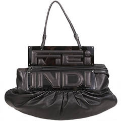Fendi Black Leather Handbag (2007)