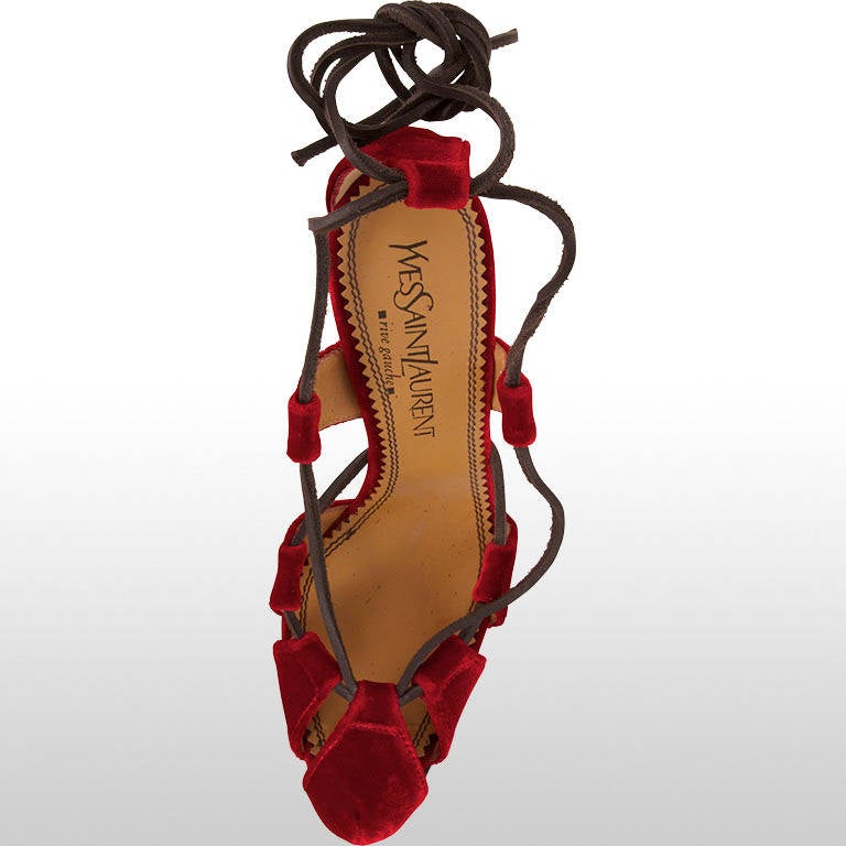 red ysl heel