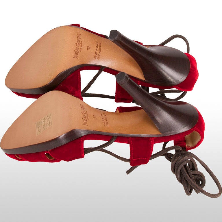 ysl red heels