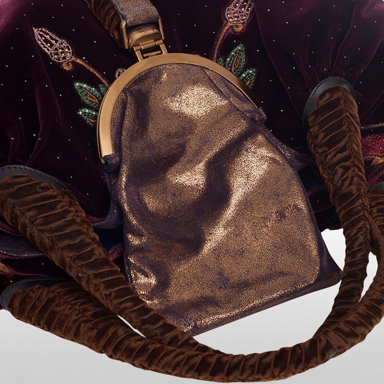2005 Limited Edition Fendi Squirrel Velvet Spy Bag 1