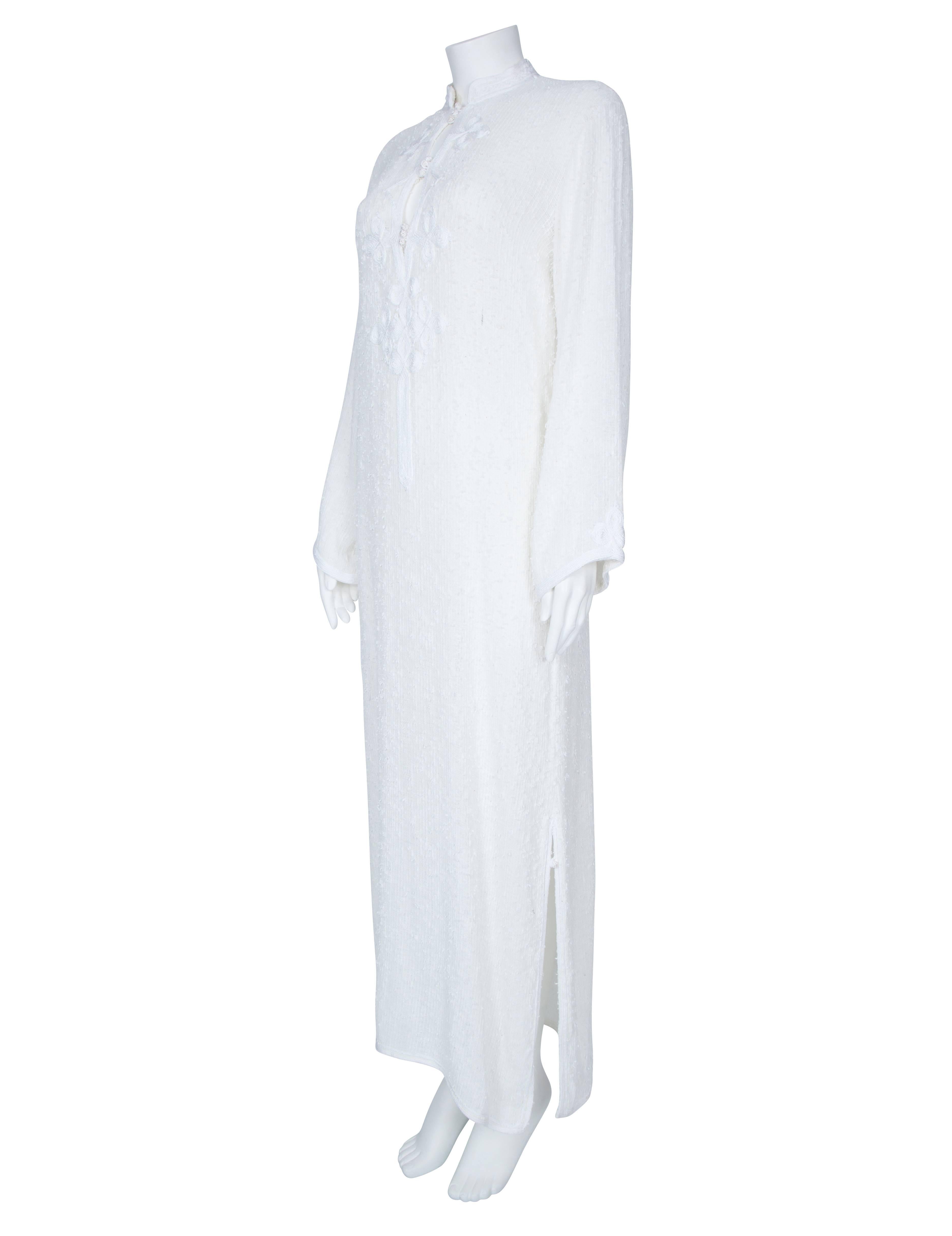 Harald Raw Cotton Braid Embroidery Tunic For Sale 2