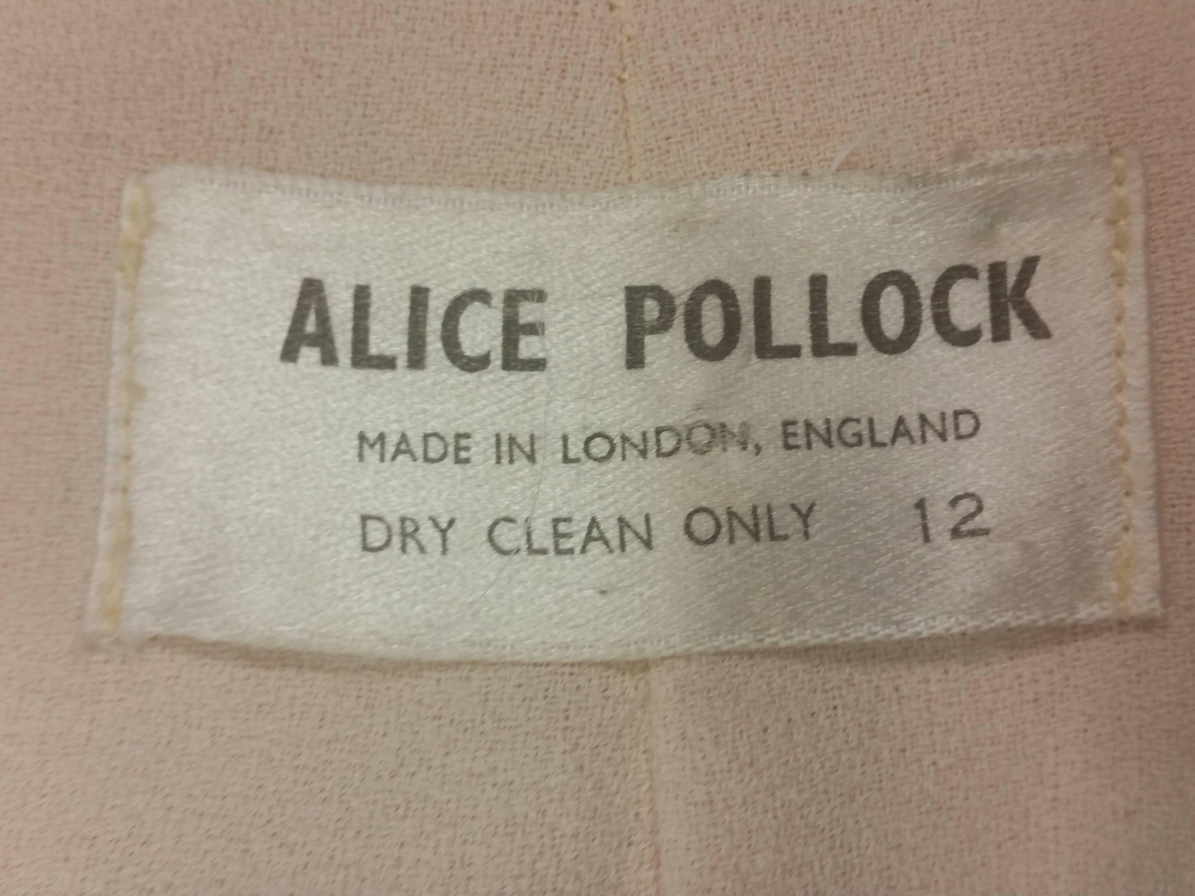 1970's Alice Pollock Fawn Maxi Dress For Sale 3
