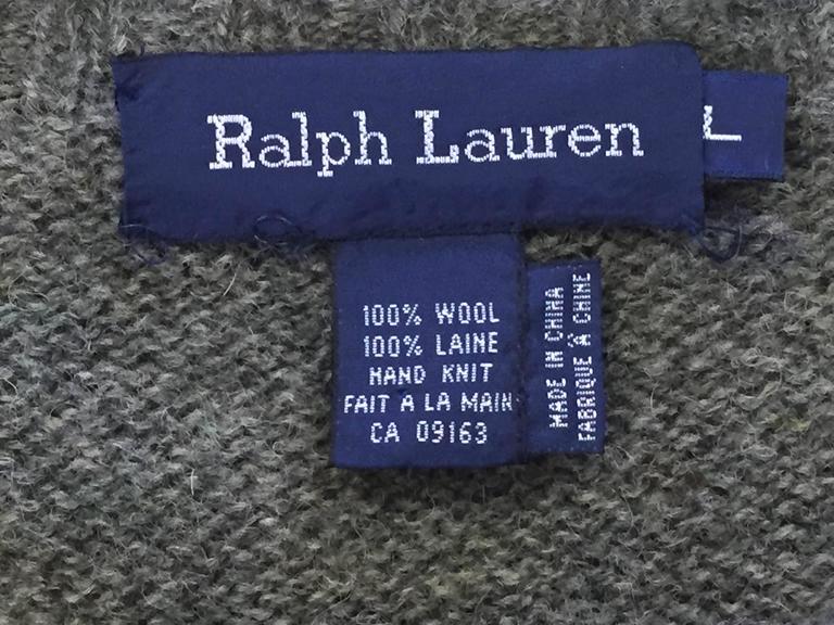 Ralph Lauren Scottie Motif Sweater For Sale at 1stDibs
