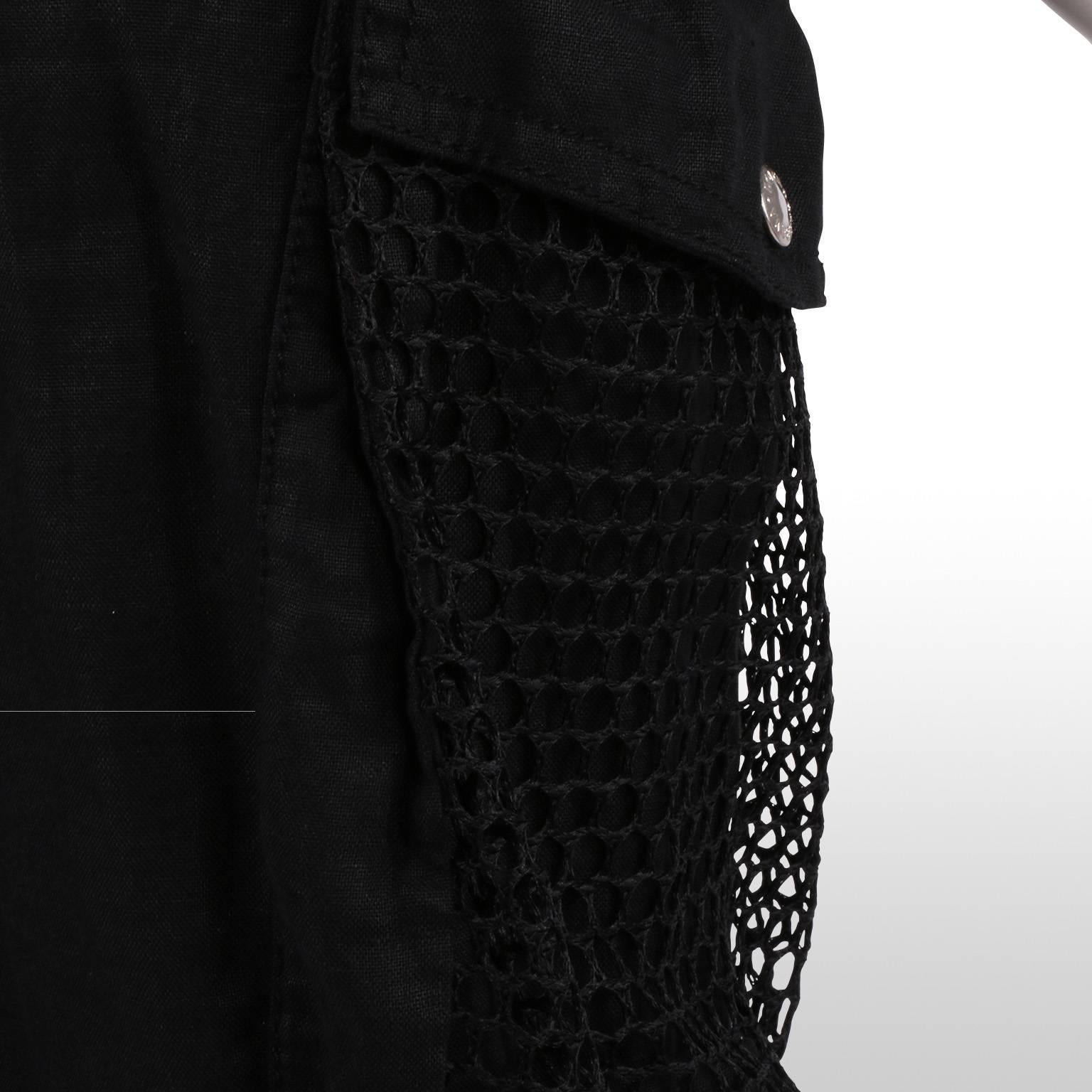Dolce and Gabbana Black Linen Jumpsuit For Sale 2
