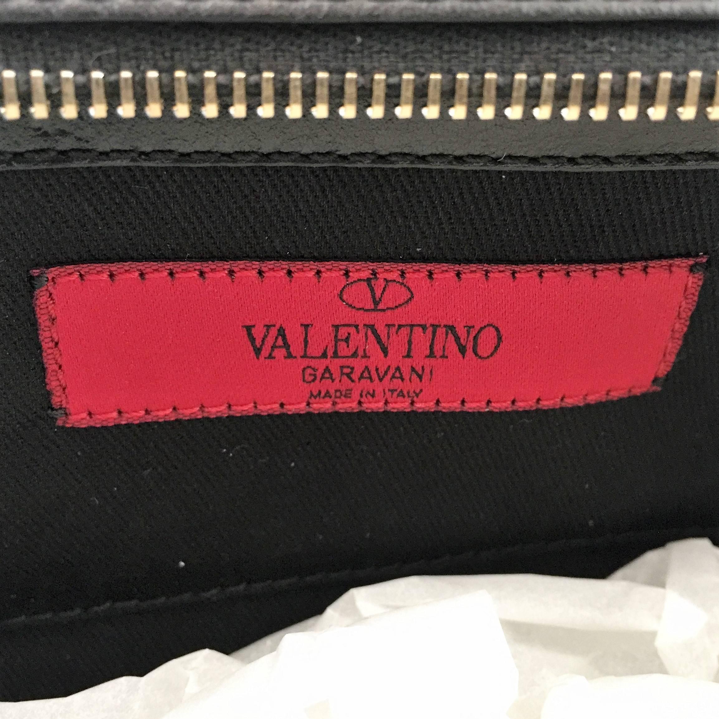 New Valentino Garavani Rockstud mini Black Leather Hand / Crossbody Bag 4
