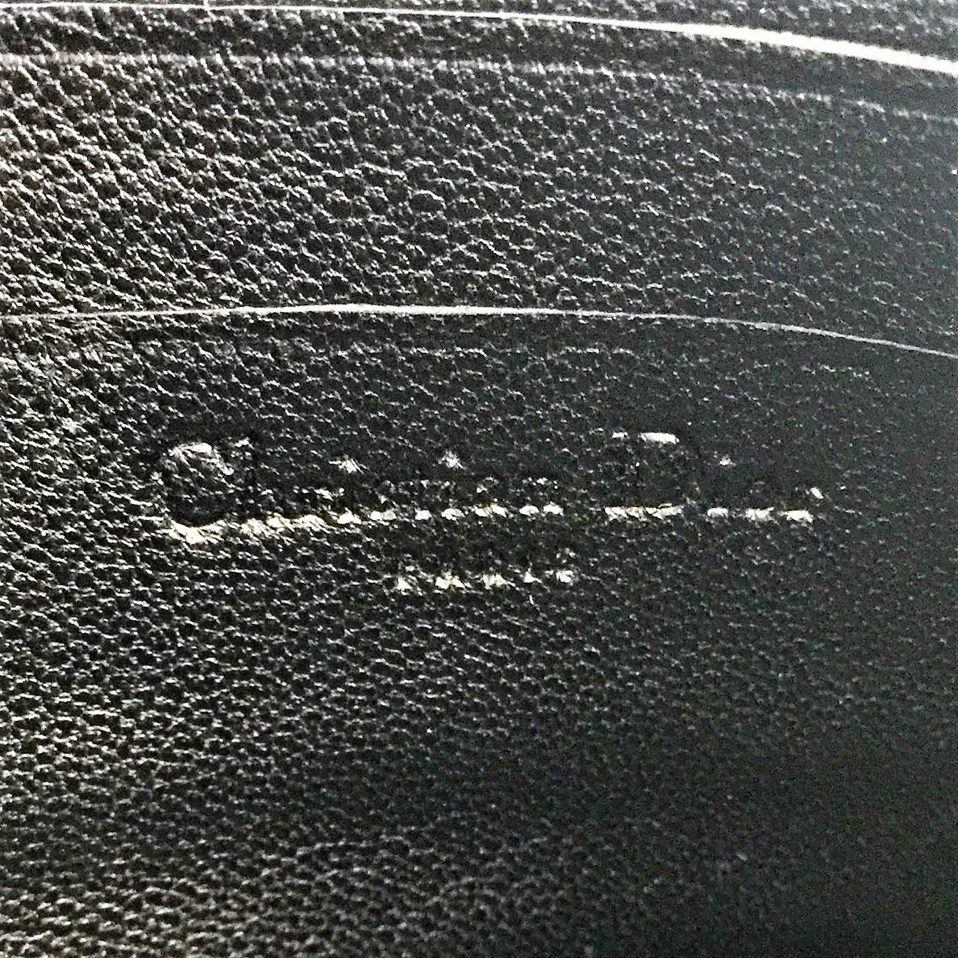 Miss Dior Lock Promenade Black Leather Pochette Wallet on Chain For Sale 3