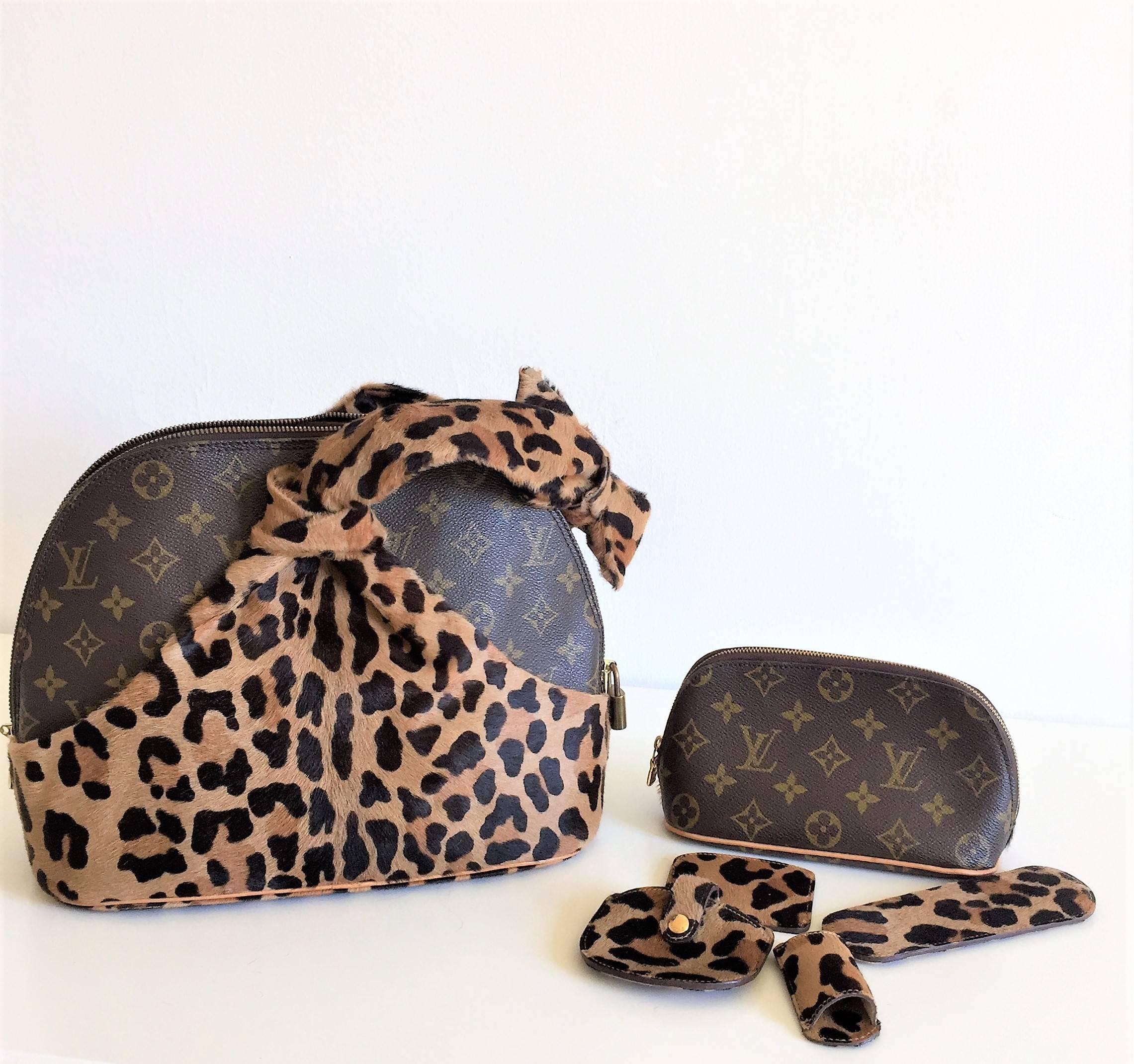 LOUIS VUITTON  Leopard Alma Hand Bag by Azzedine Alaïa 1