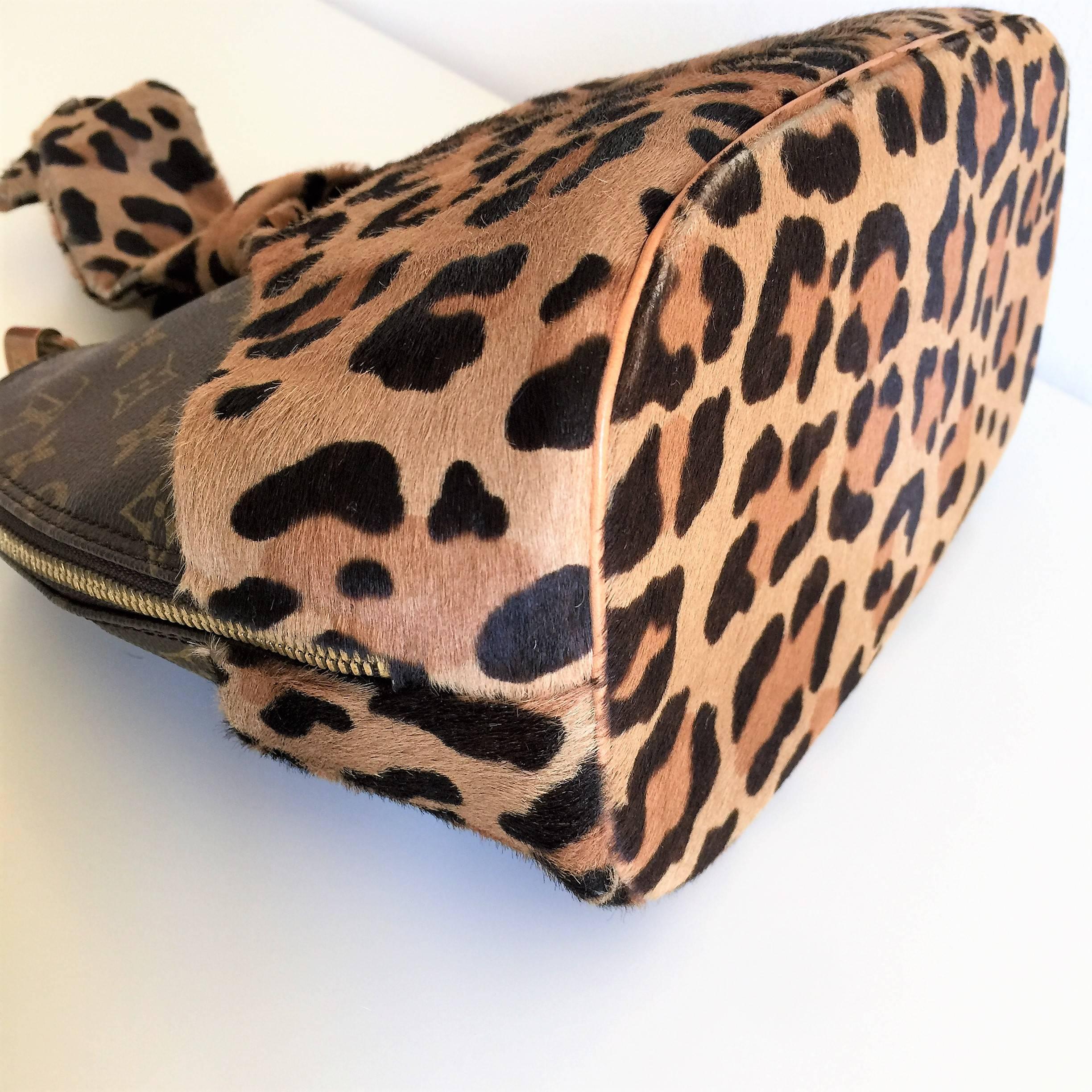 LOUIS VUITTON  Leopard Alma Hand Bag by Azzedine Alaïa 6
