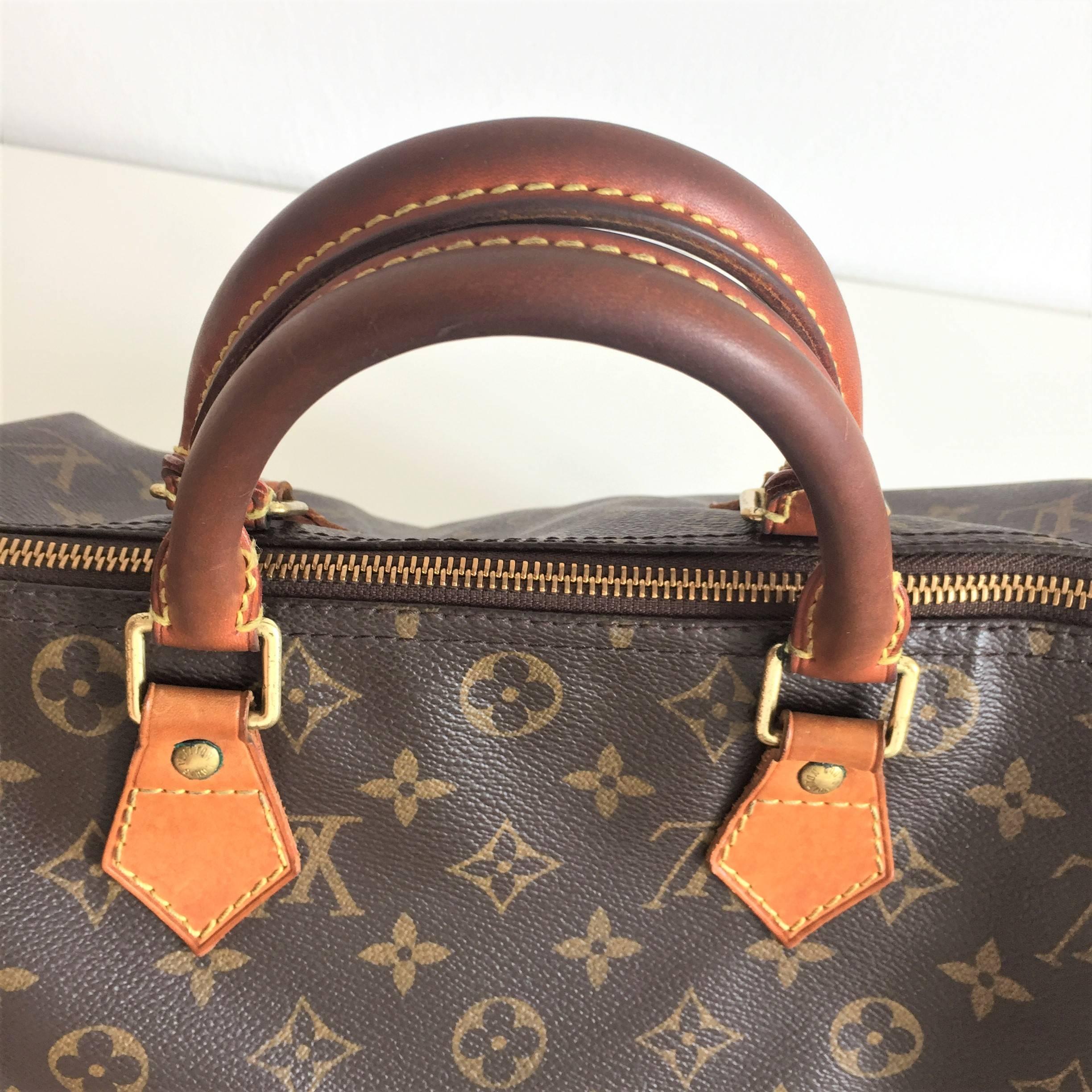 Women's Louis Vuitton Speedy 30 Monogram Handbag Purse For Sale