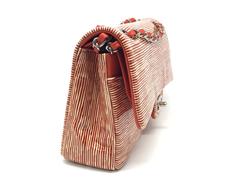 Chanel Red Patent Leather SHW Chain Shoulder Bag