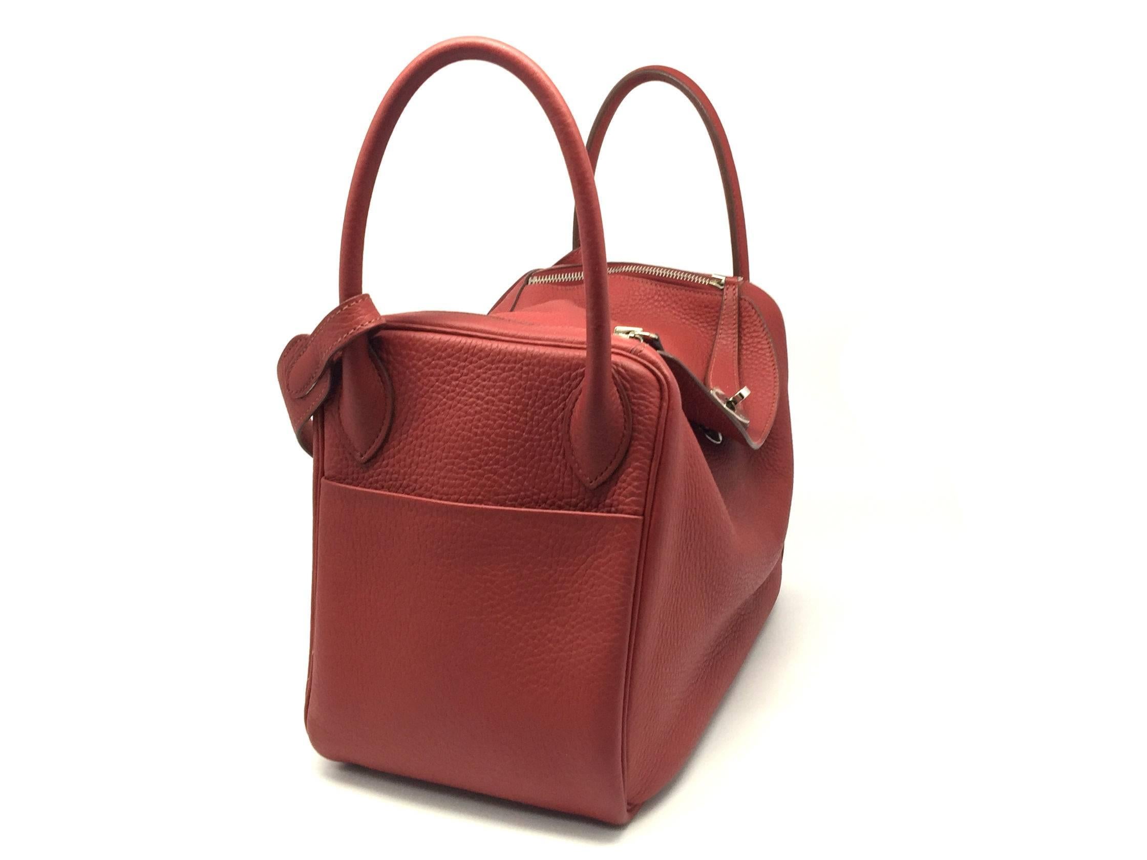 hermes lindy red